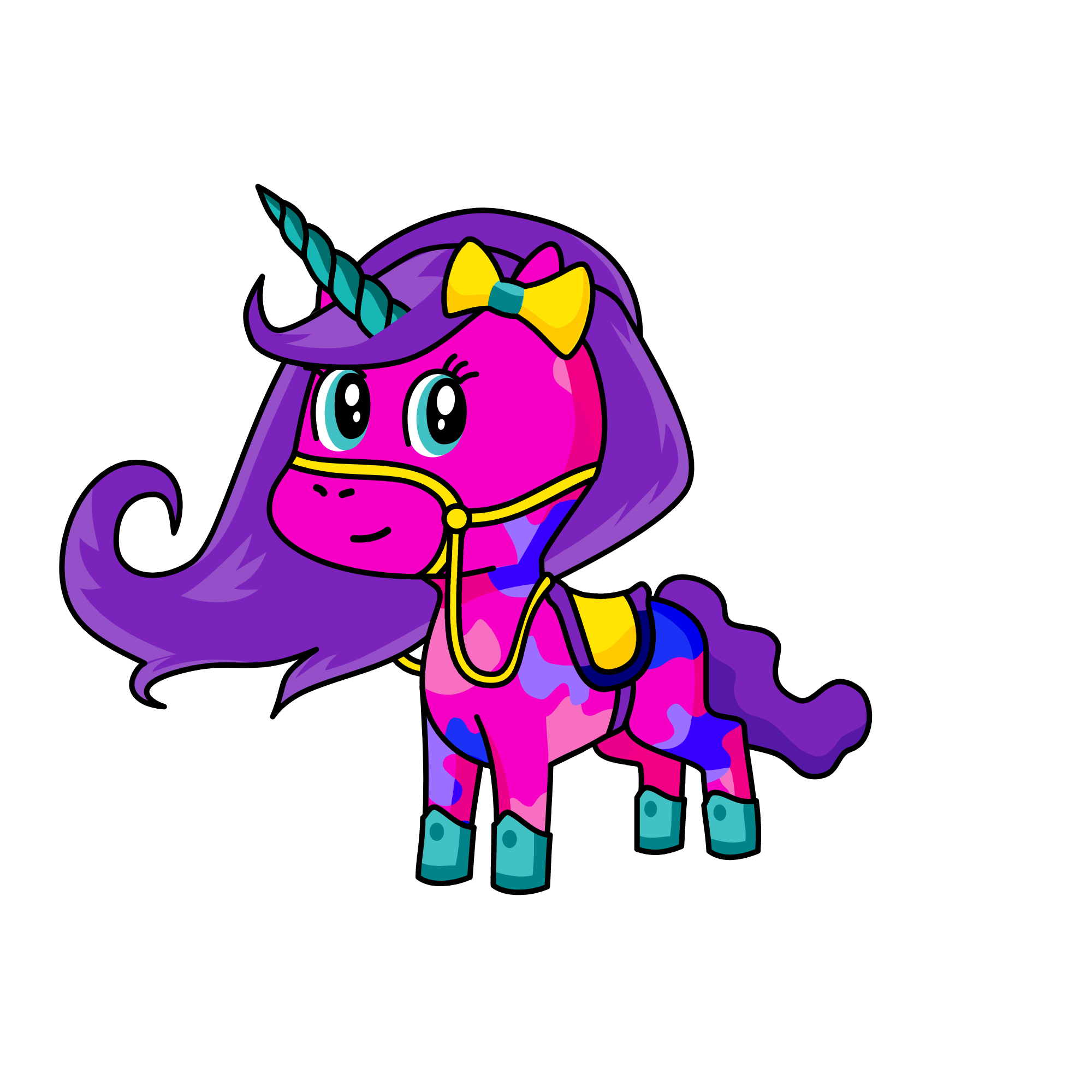 Star - white, the unicorn