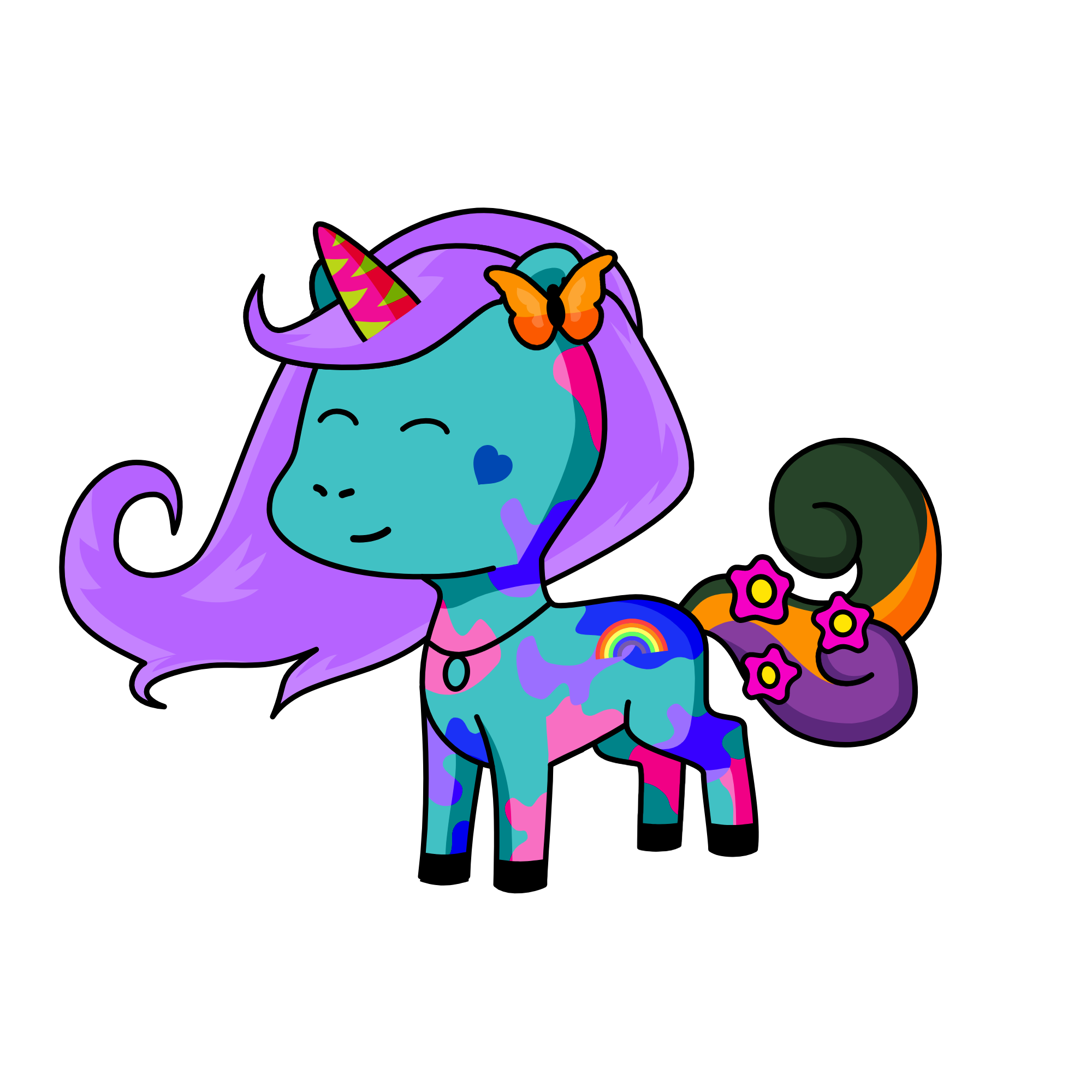 SNOW BEAUTY, the unicorn