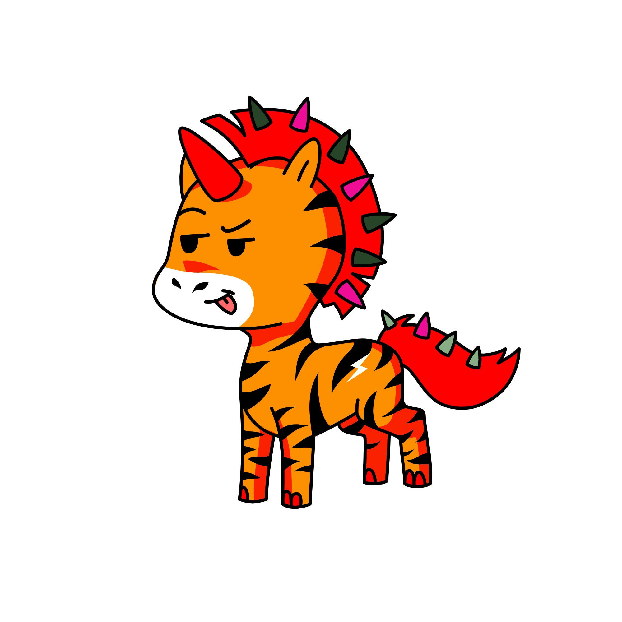 Spike, the unicorn