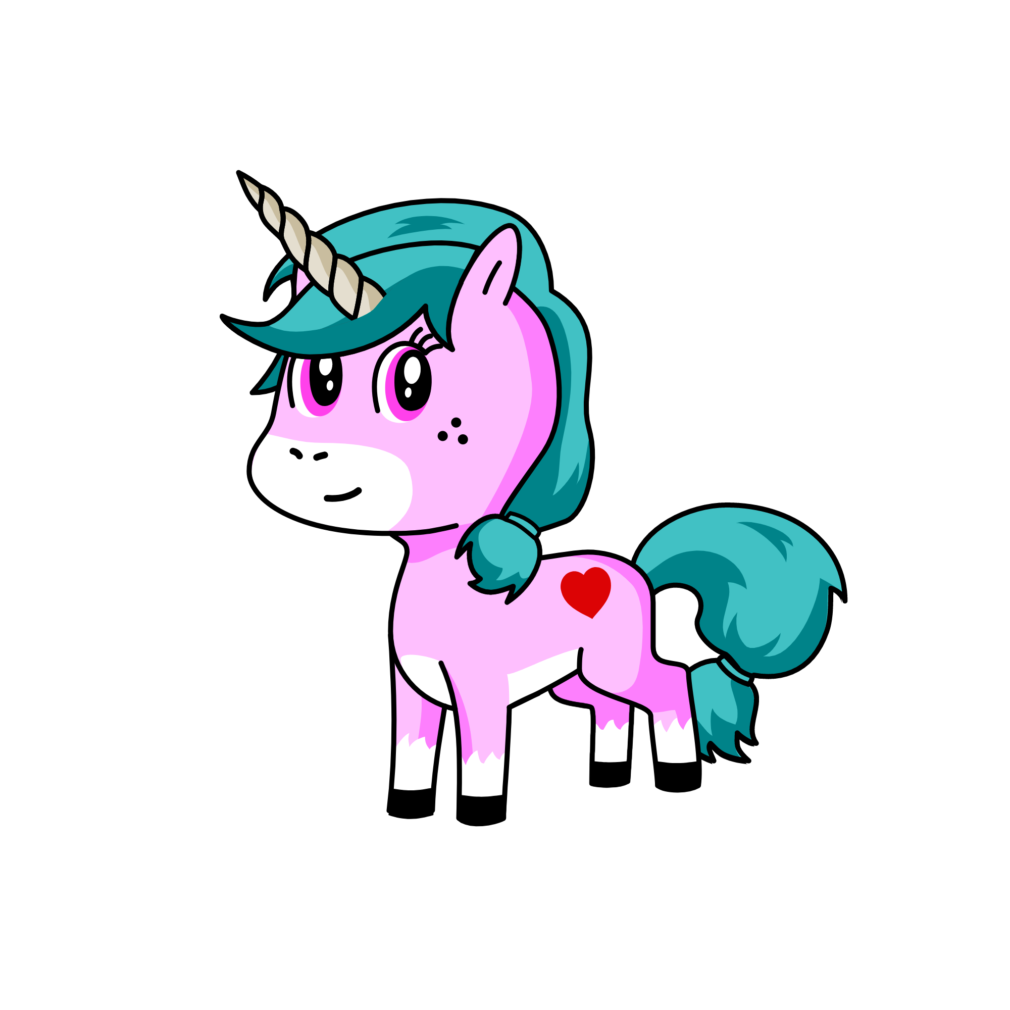 snow -mia-elsa-anna-rap, the unicorn