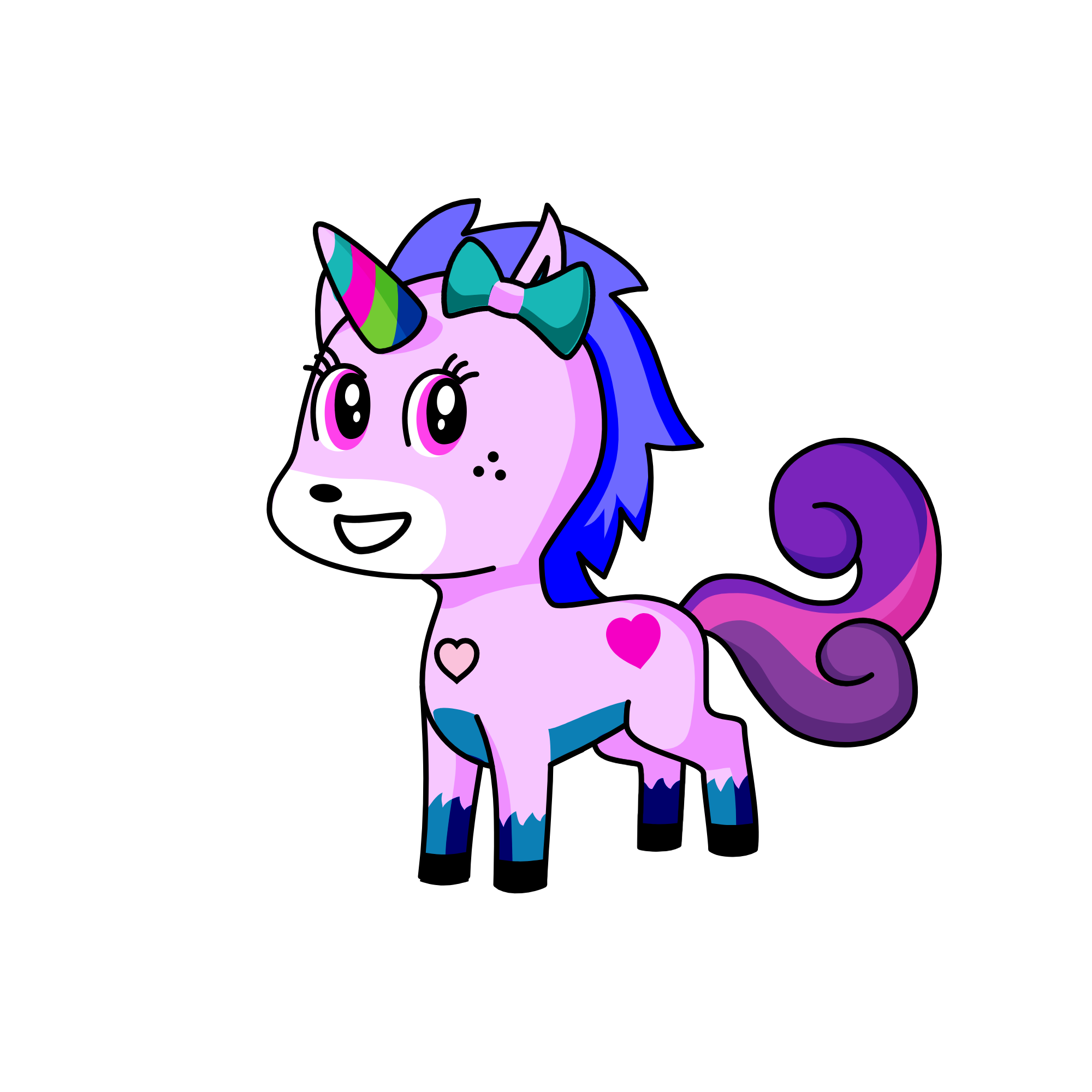 Cotton candy the sweet baby, the unicorn