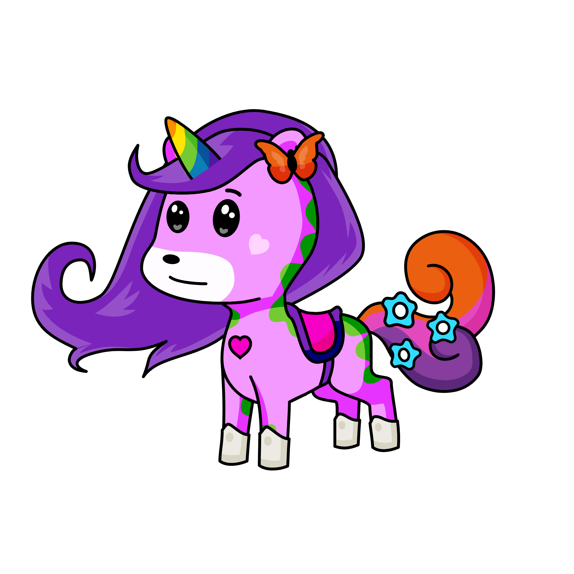 Cutie, the unicorn
