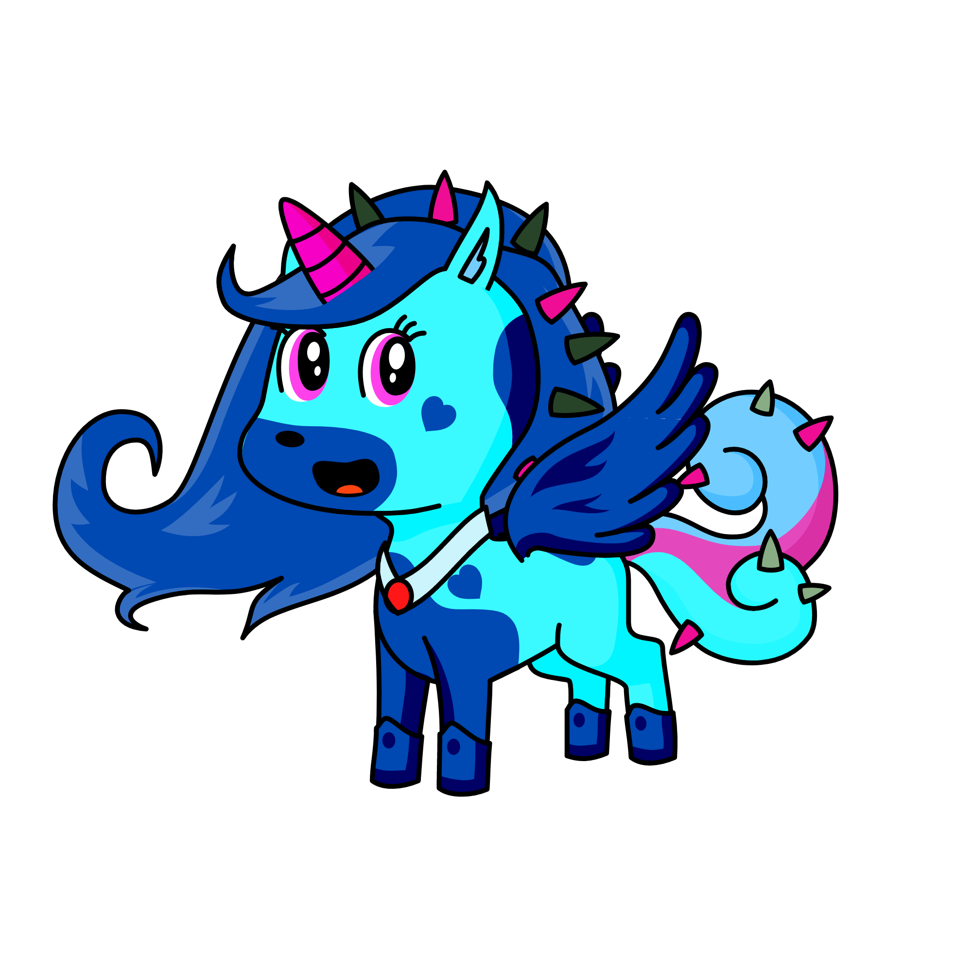 Sky, the unicorn