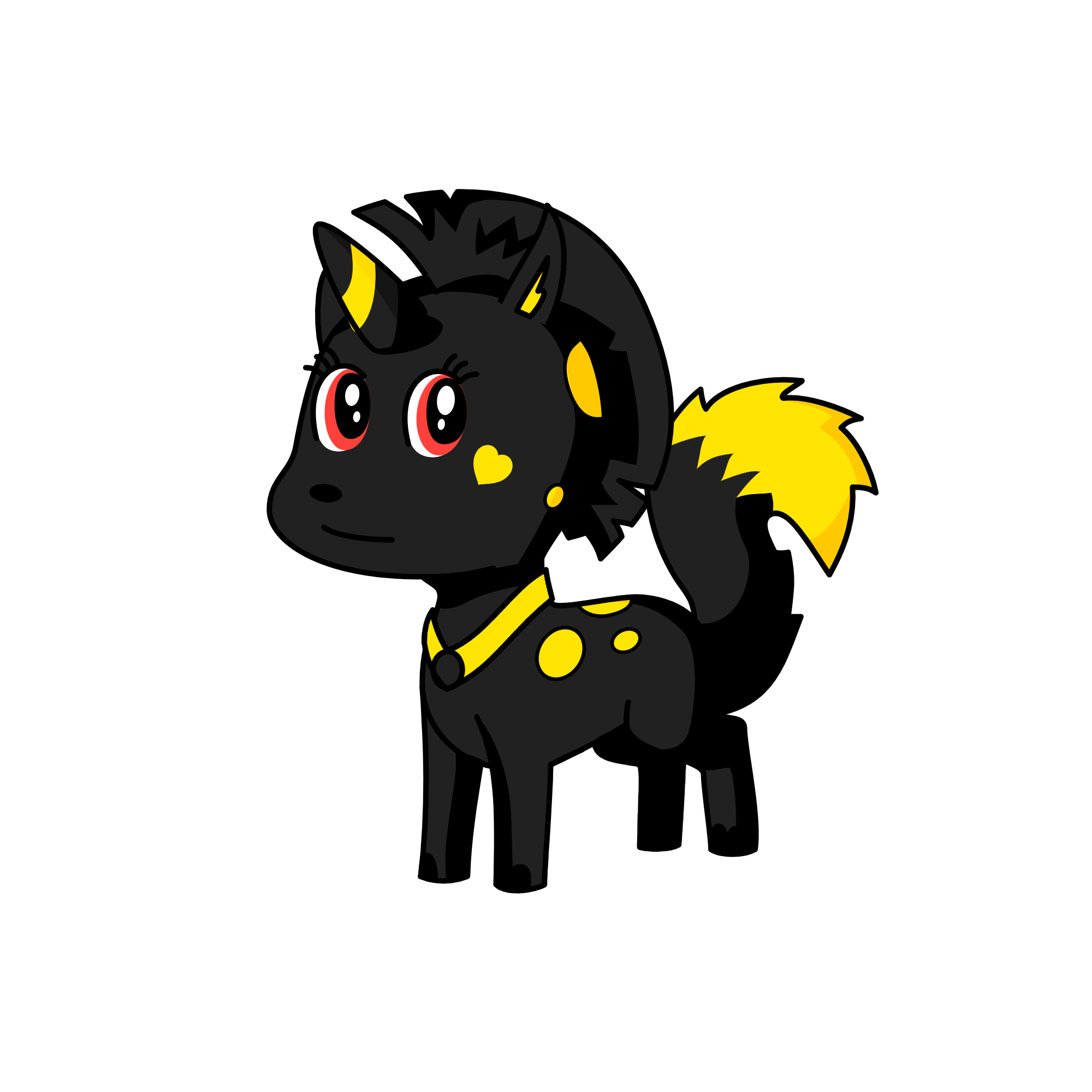 Umbreon from Pokemon', the unicorn