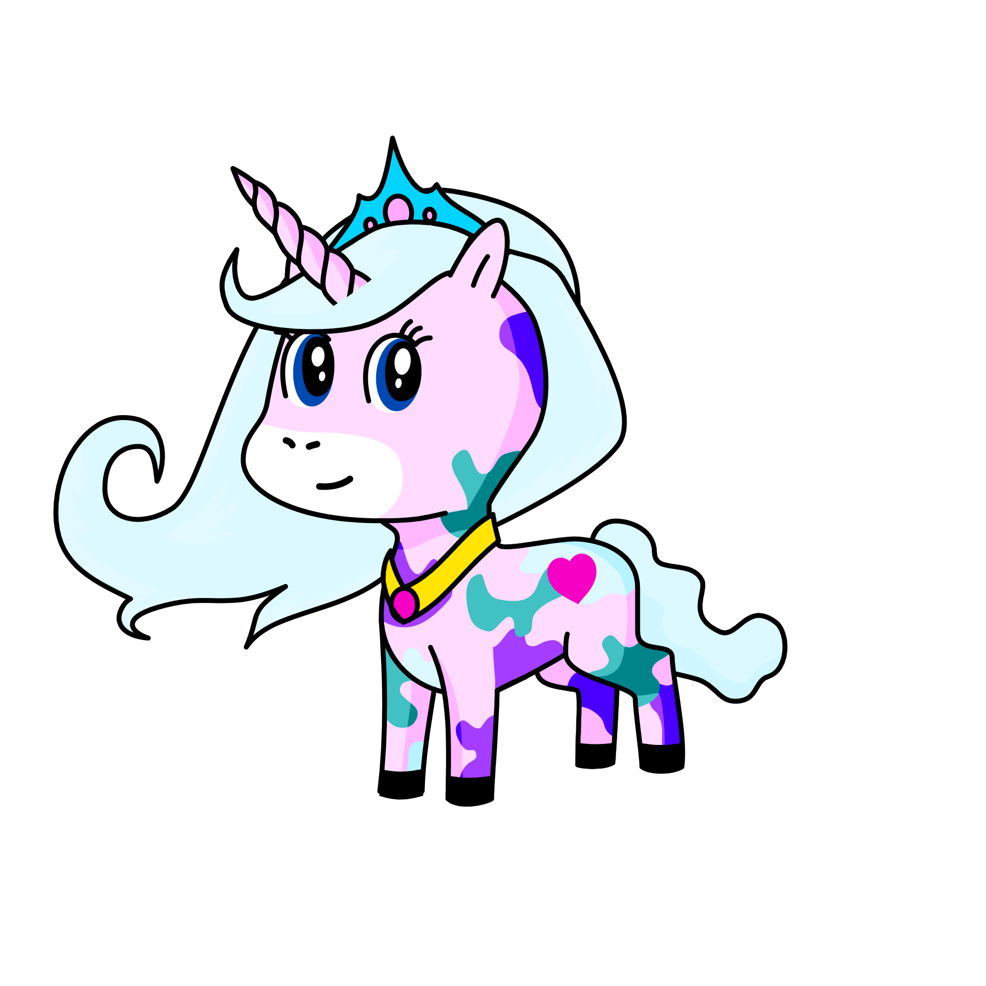 Lilas, the unicorn