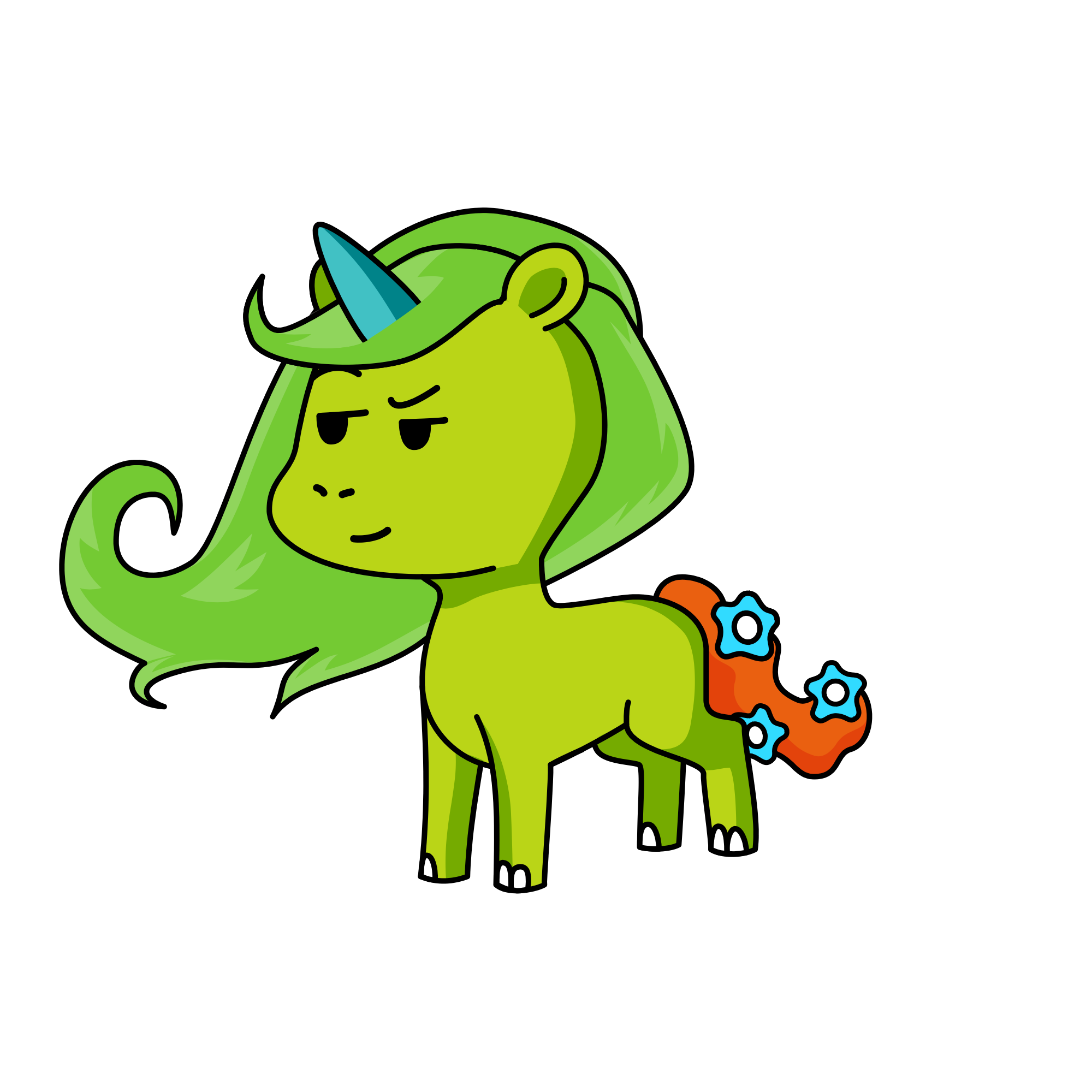 Silly, the unicorn
