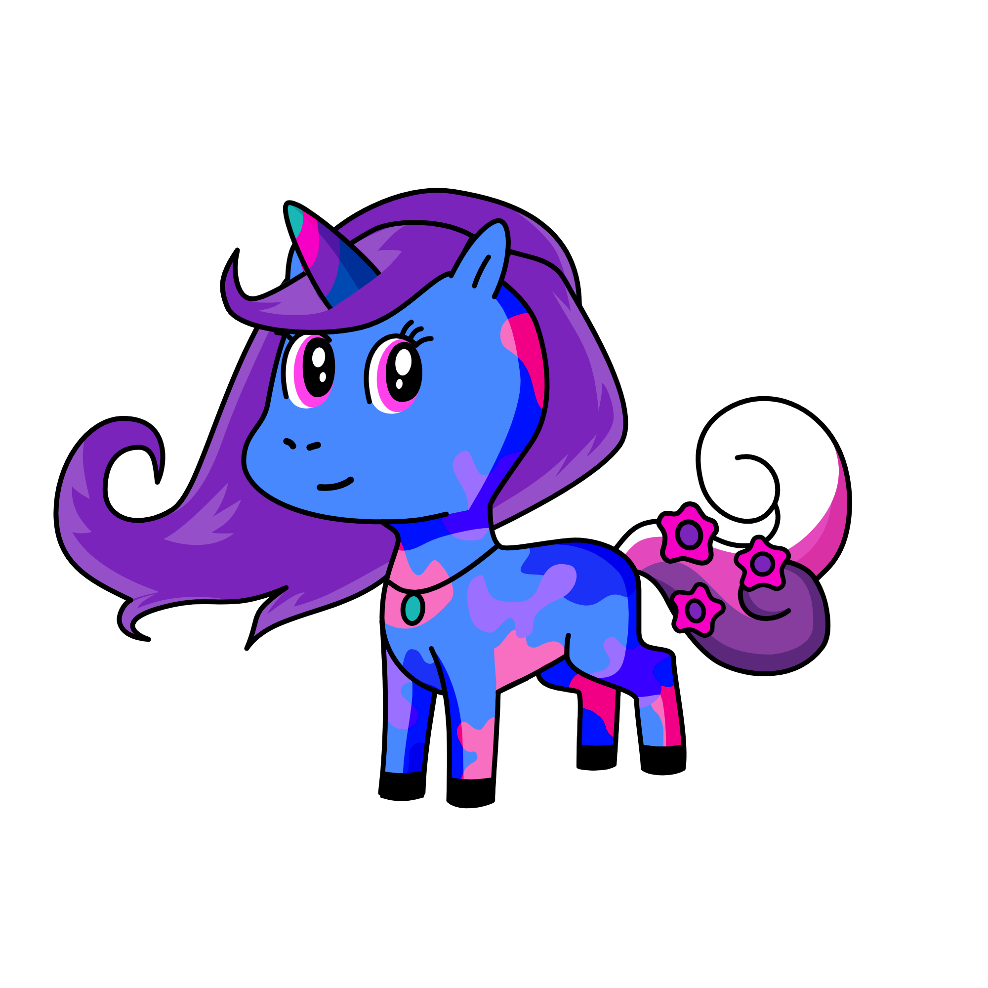 emliy rose pink, the unicorn