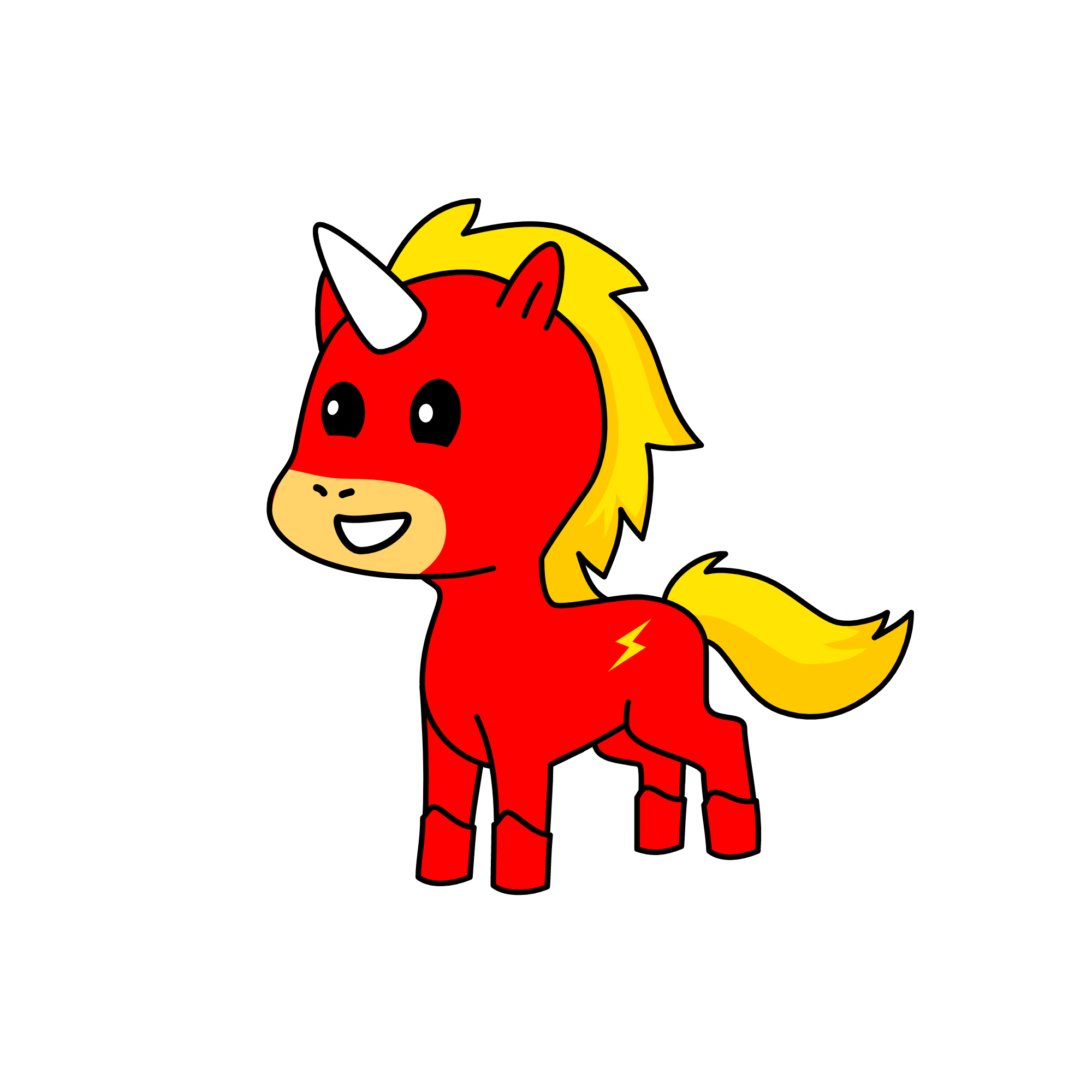 flash, the unicorn