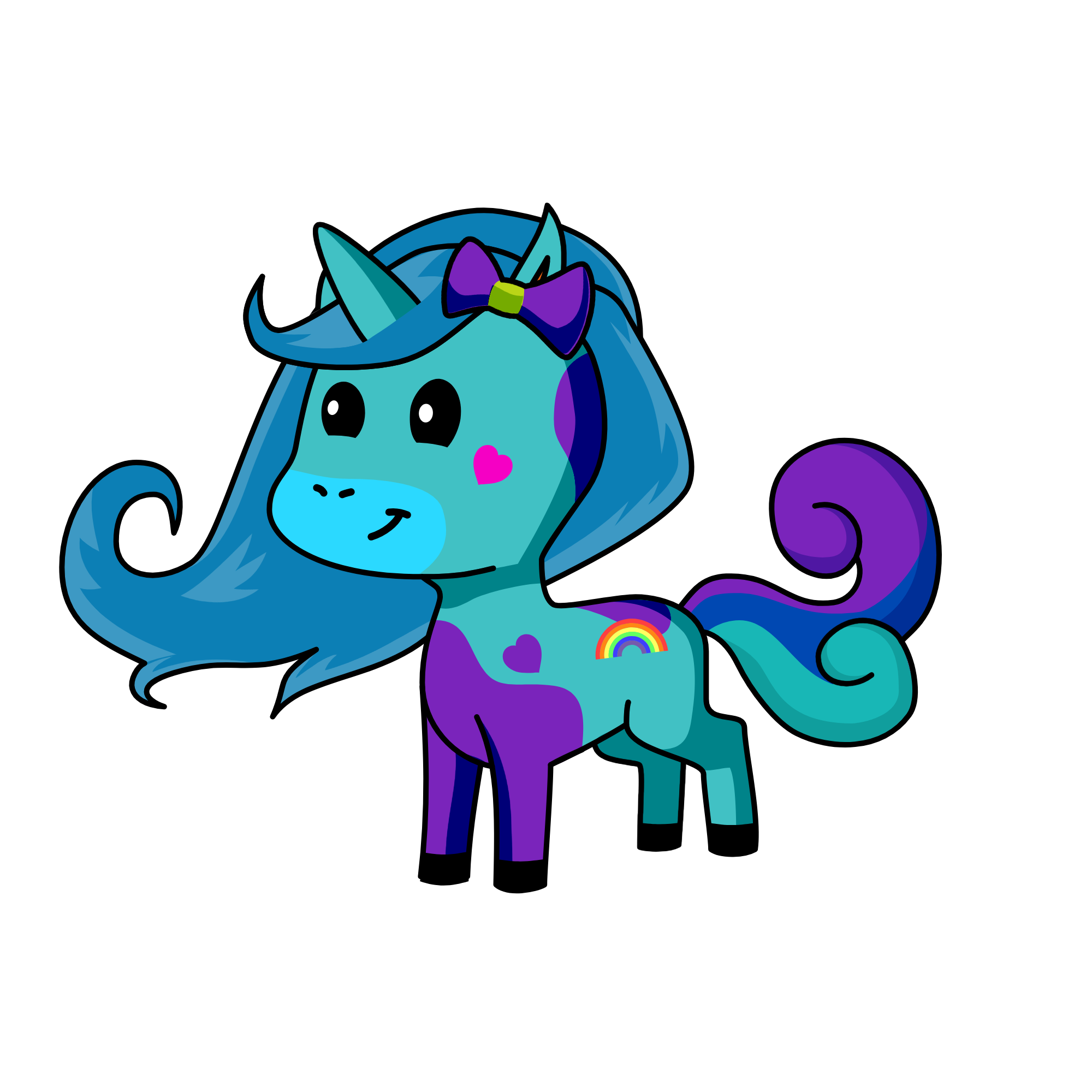 cloudy, the unicorn