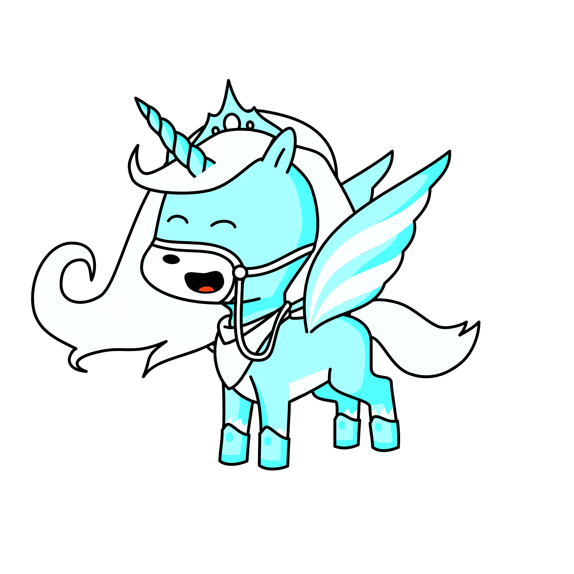 Sky, the unicorn
