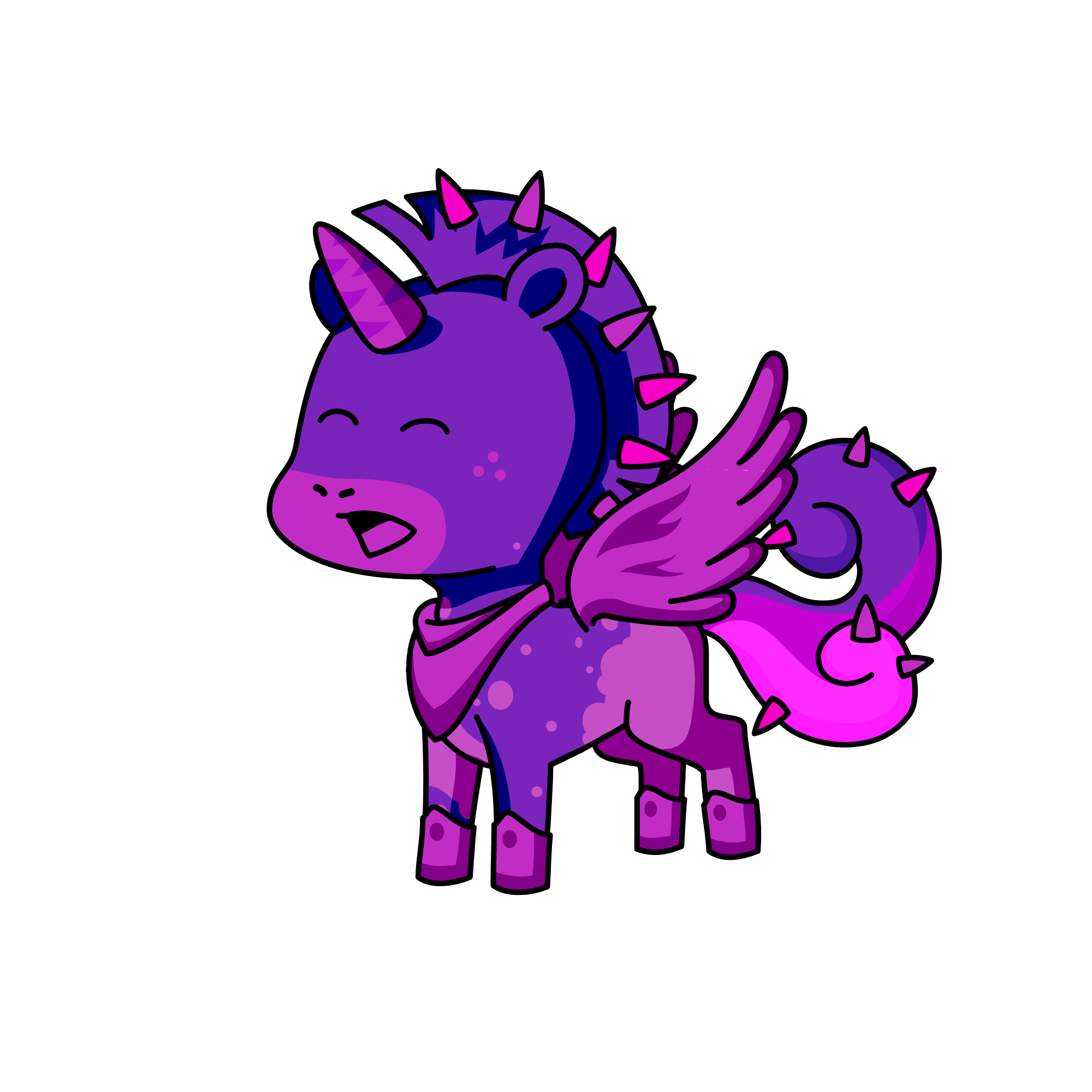 purpb, the unicorn