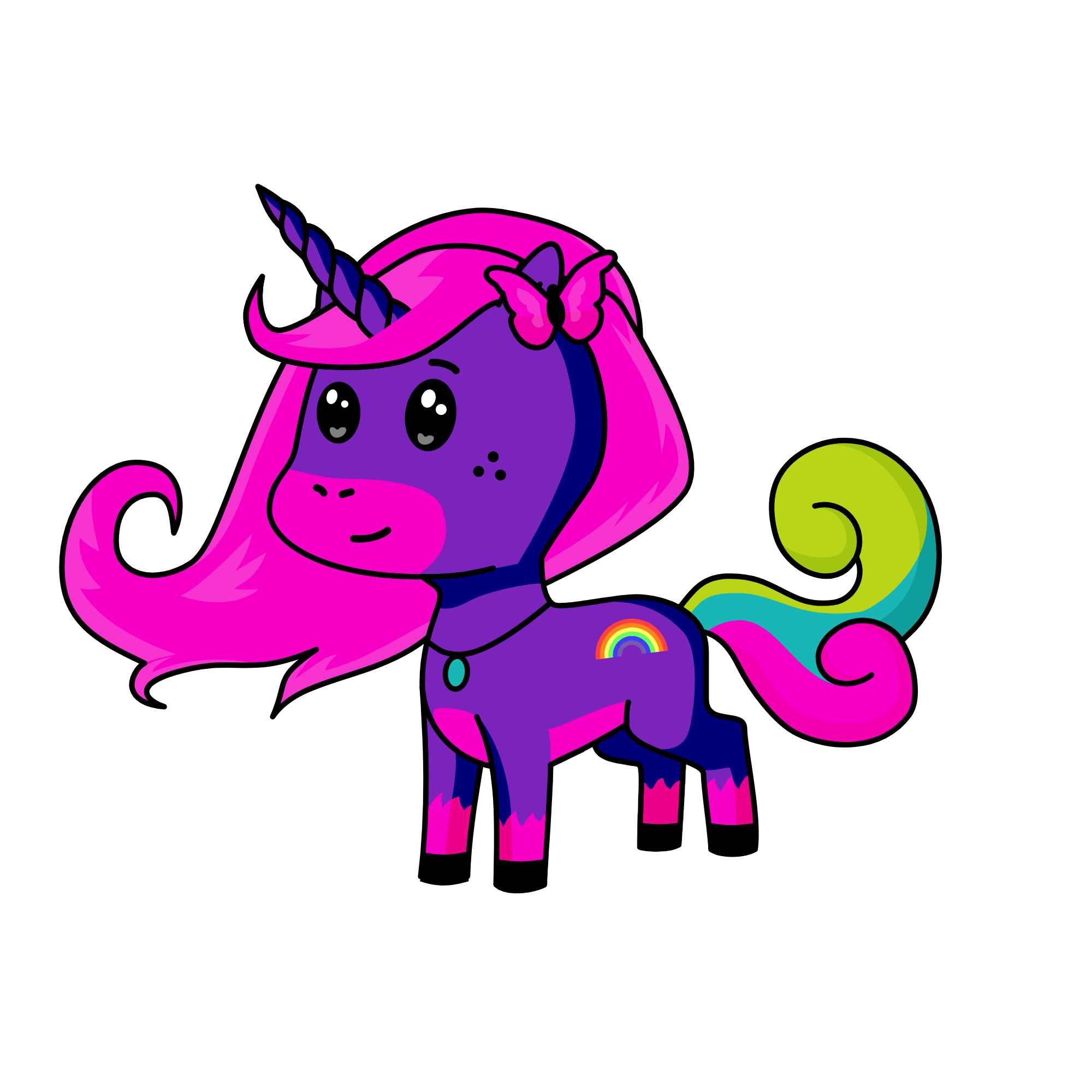 Starry, the unicorn