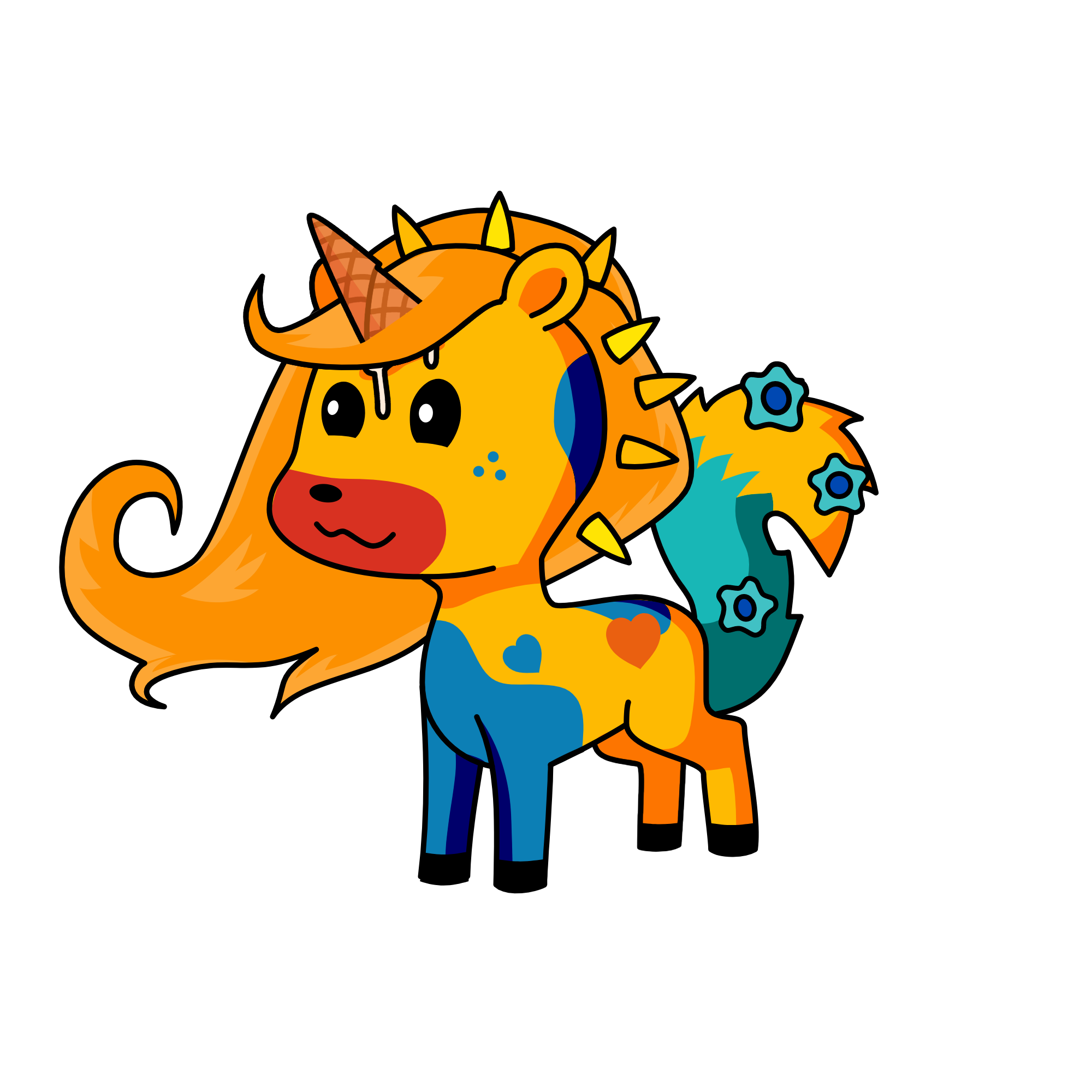 Crazy, the unicorn
