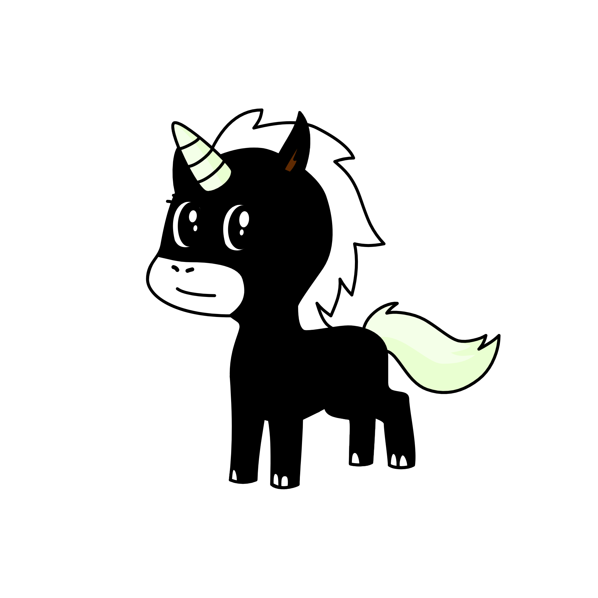 Midnight, the unicorn