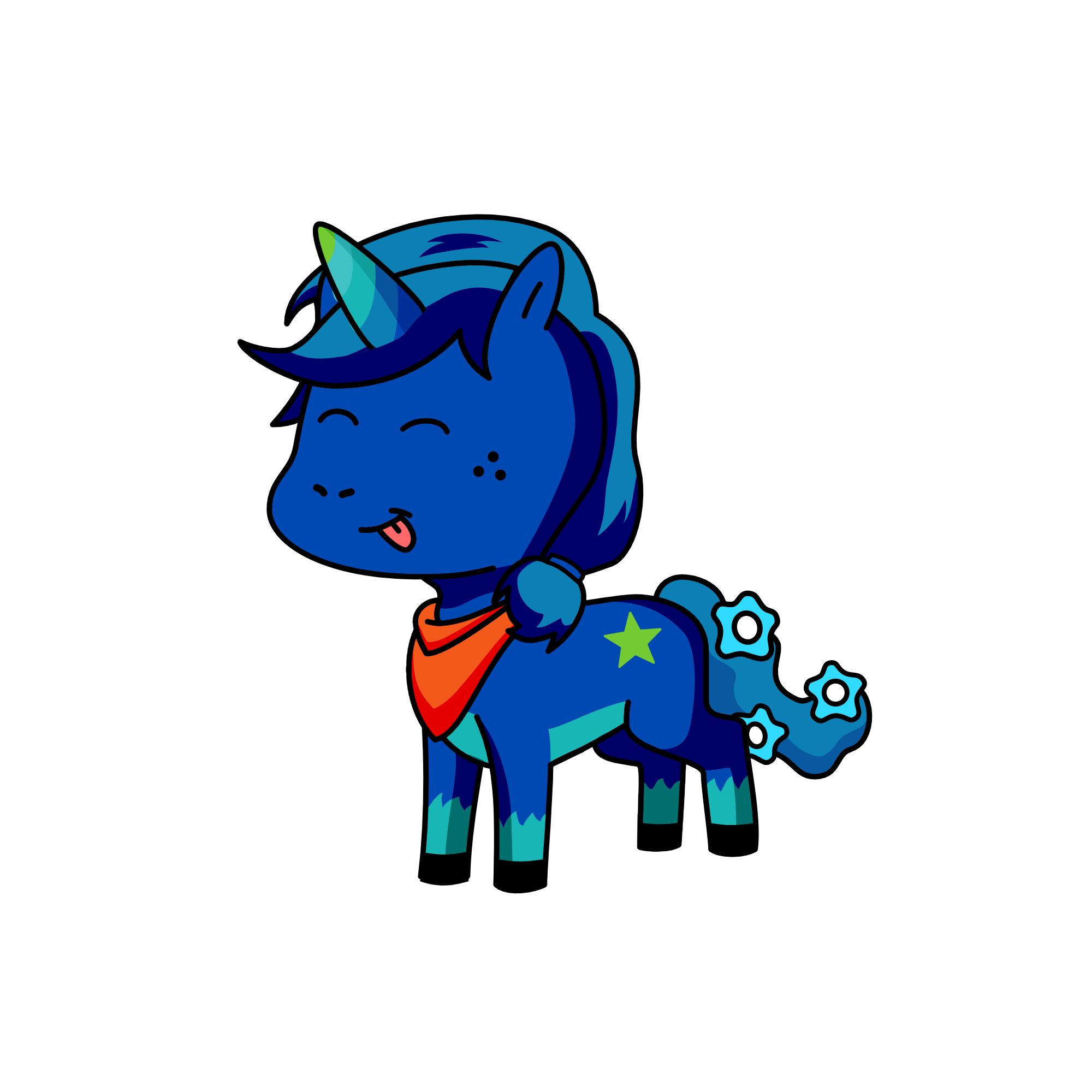 Jacky, the unicorn