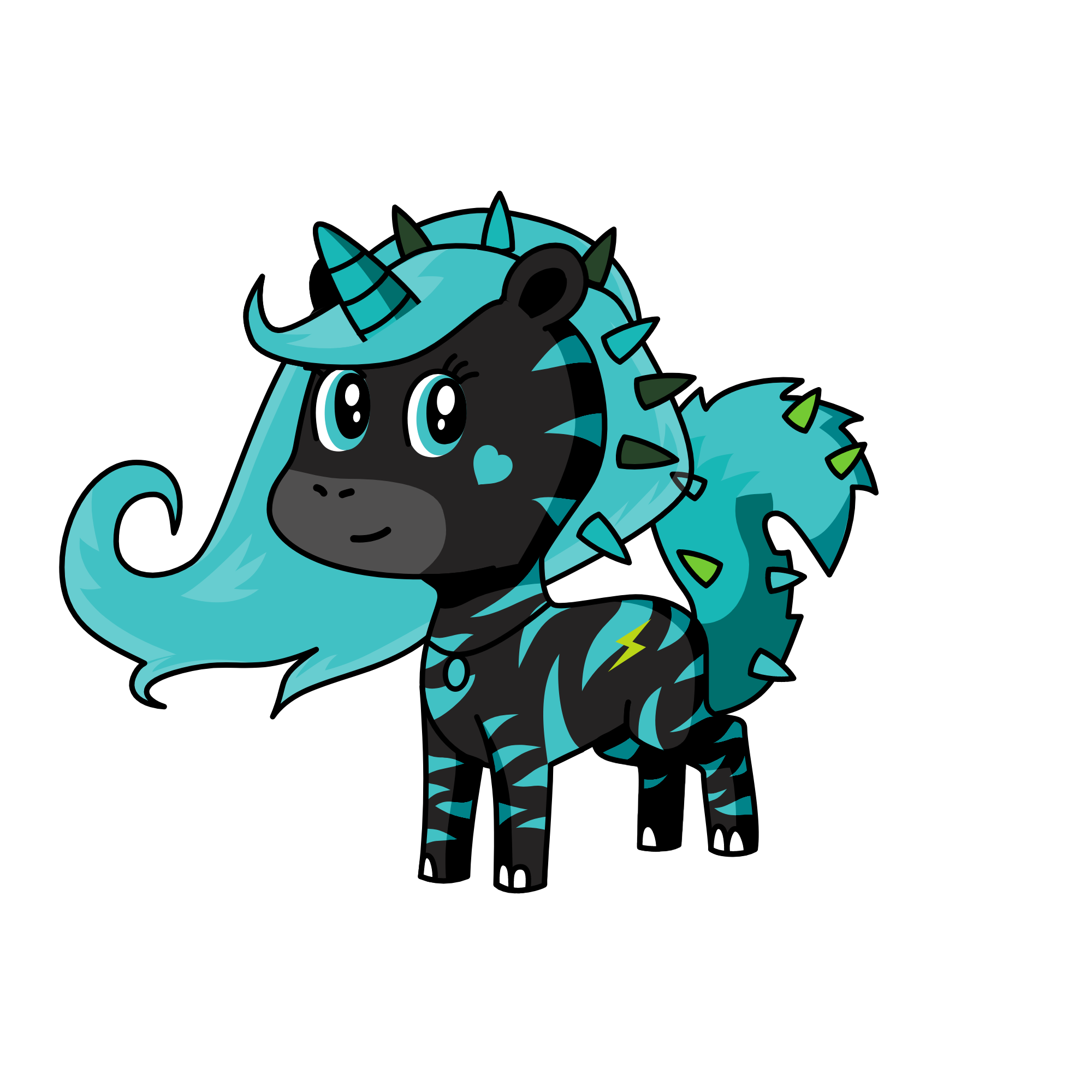 coral, the unicorn