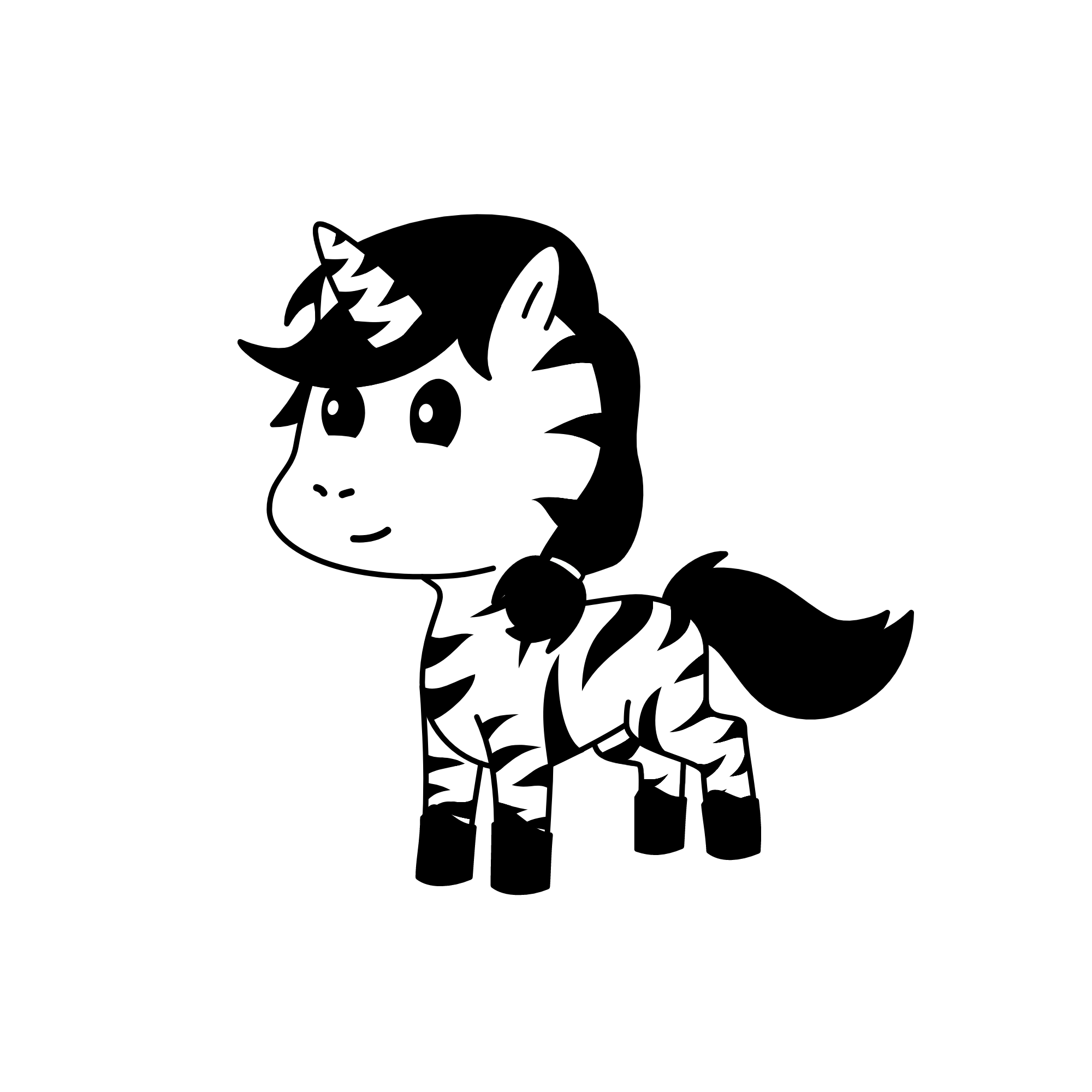 zebra, the unicorn