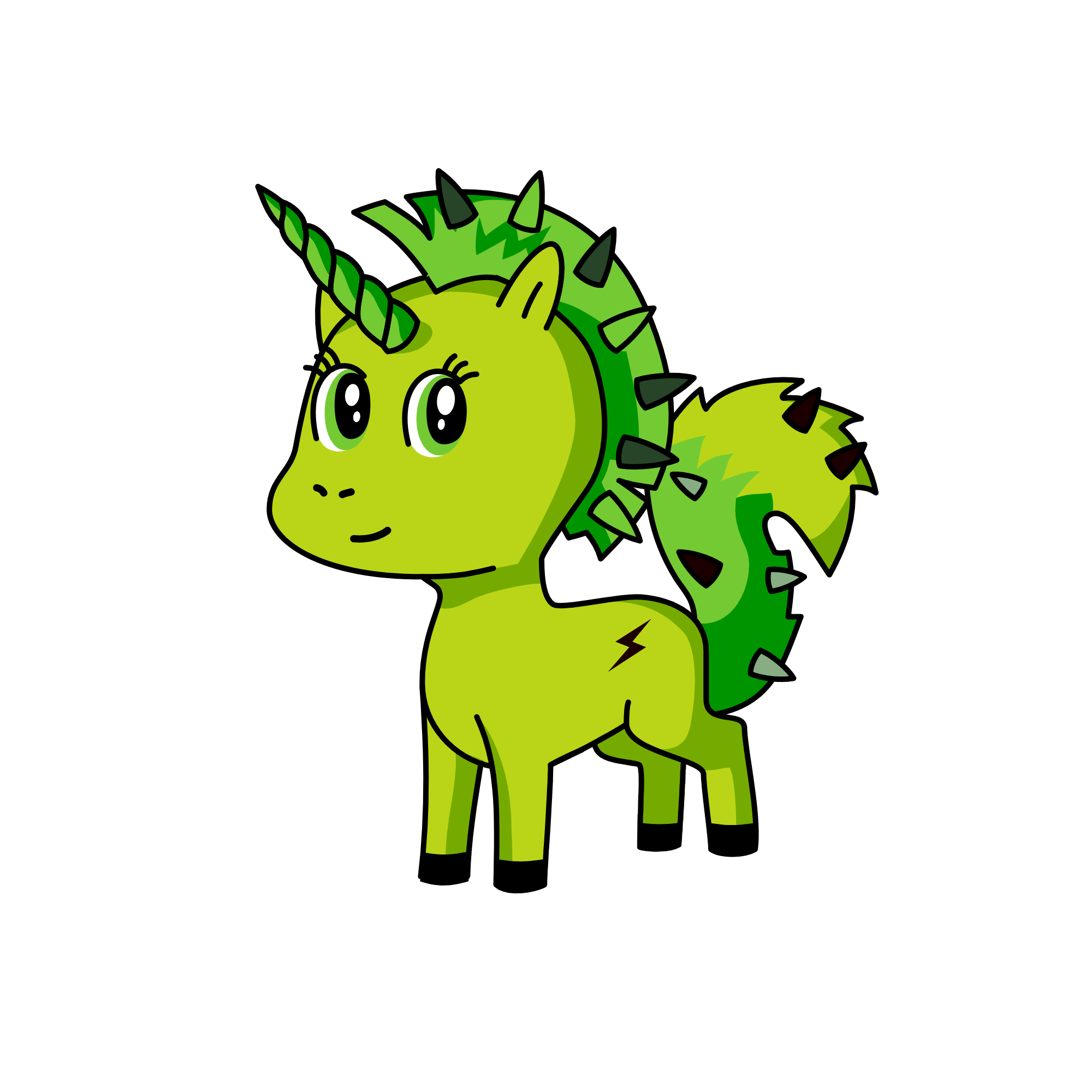 Emma Horse, the unicorn