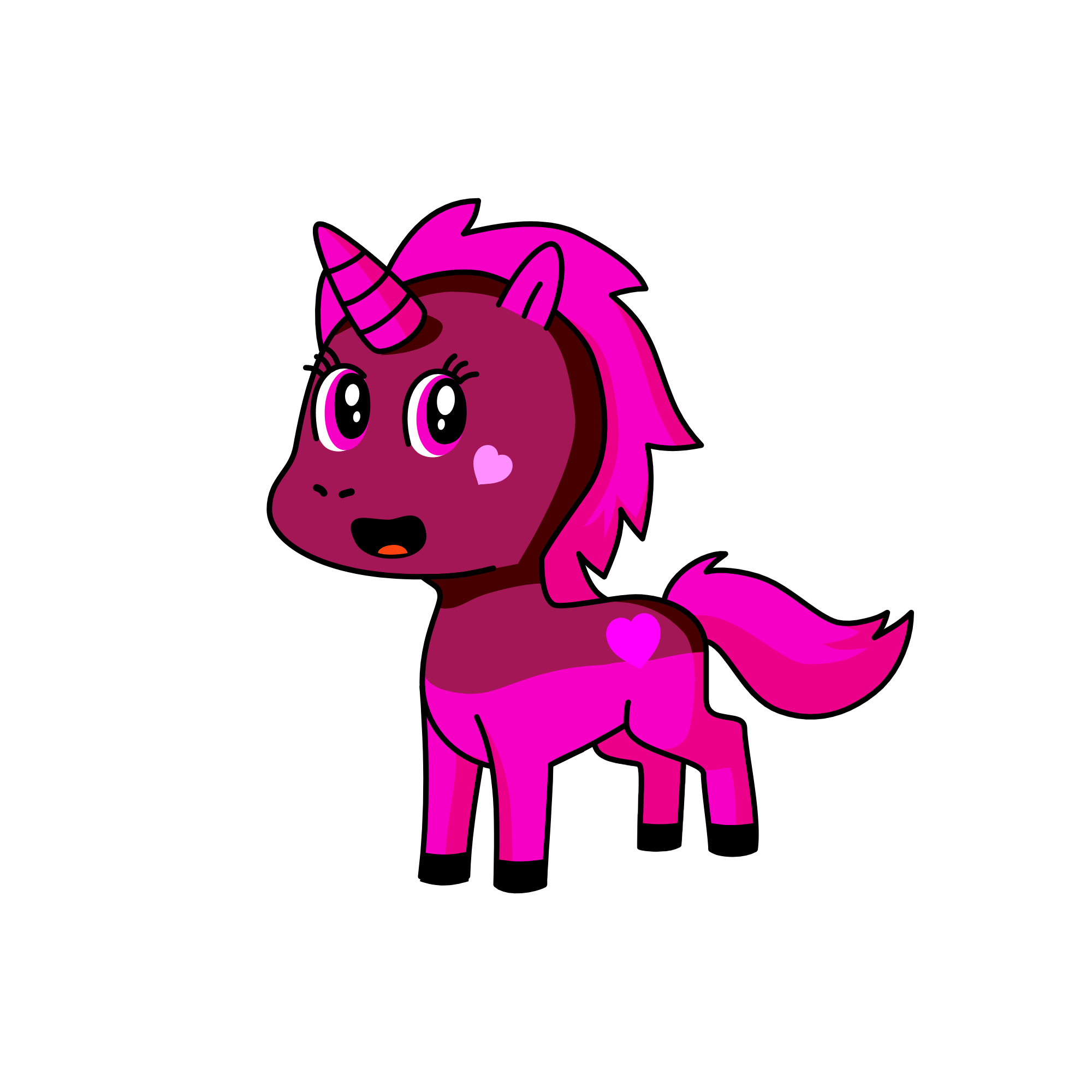 pinky, the unicorn