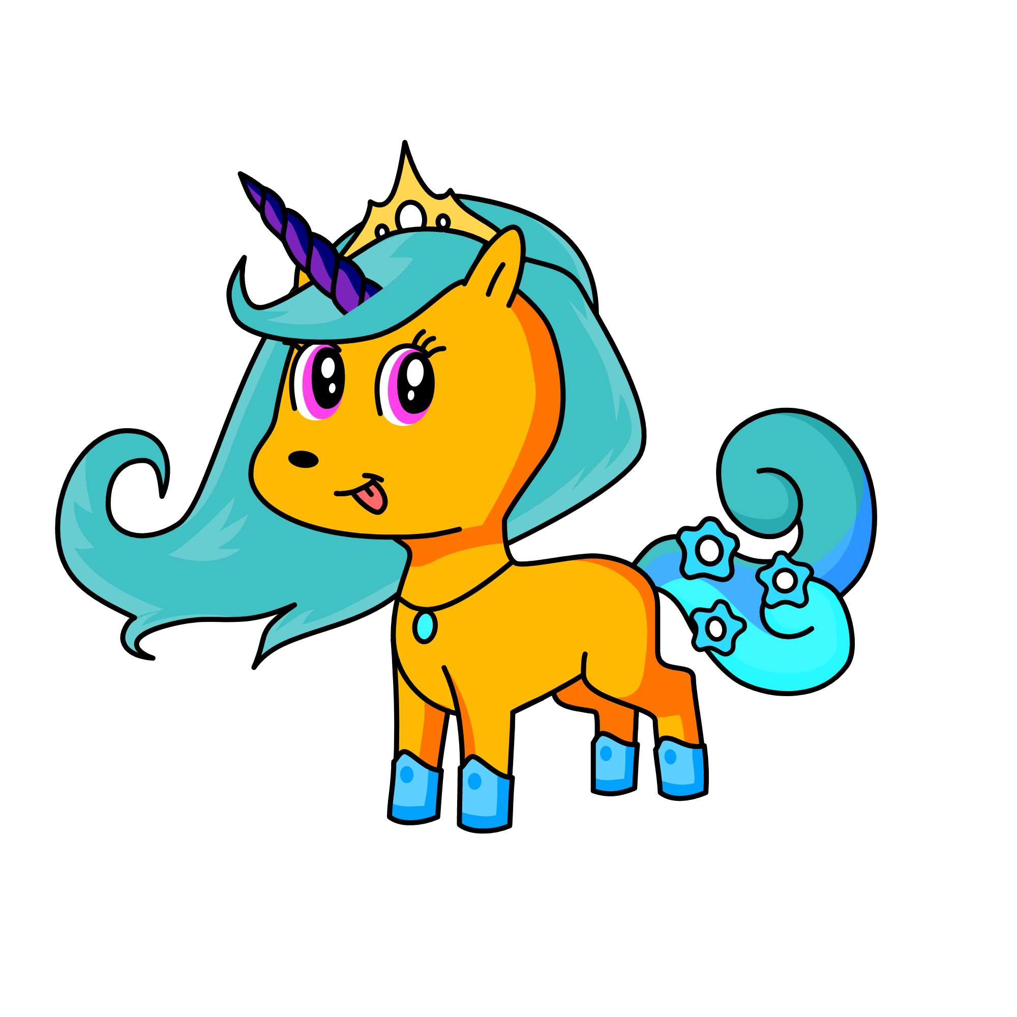 shine, the unicorn