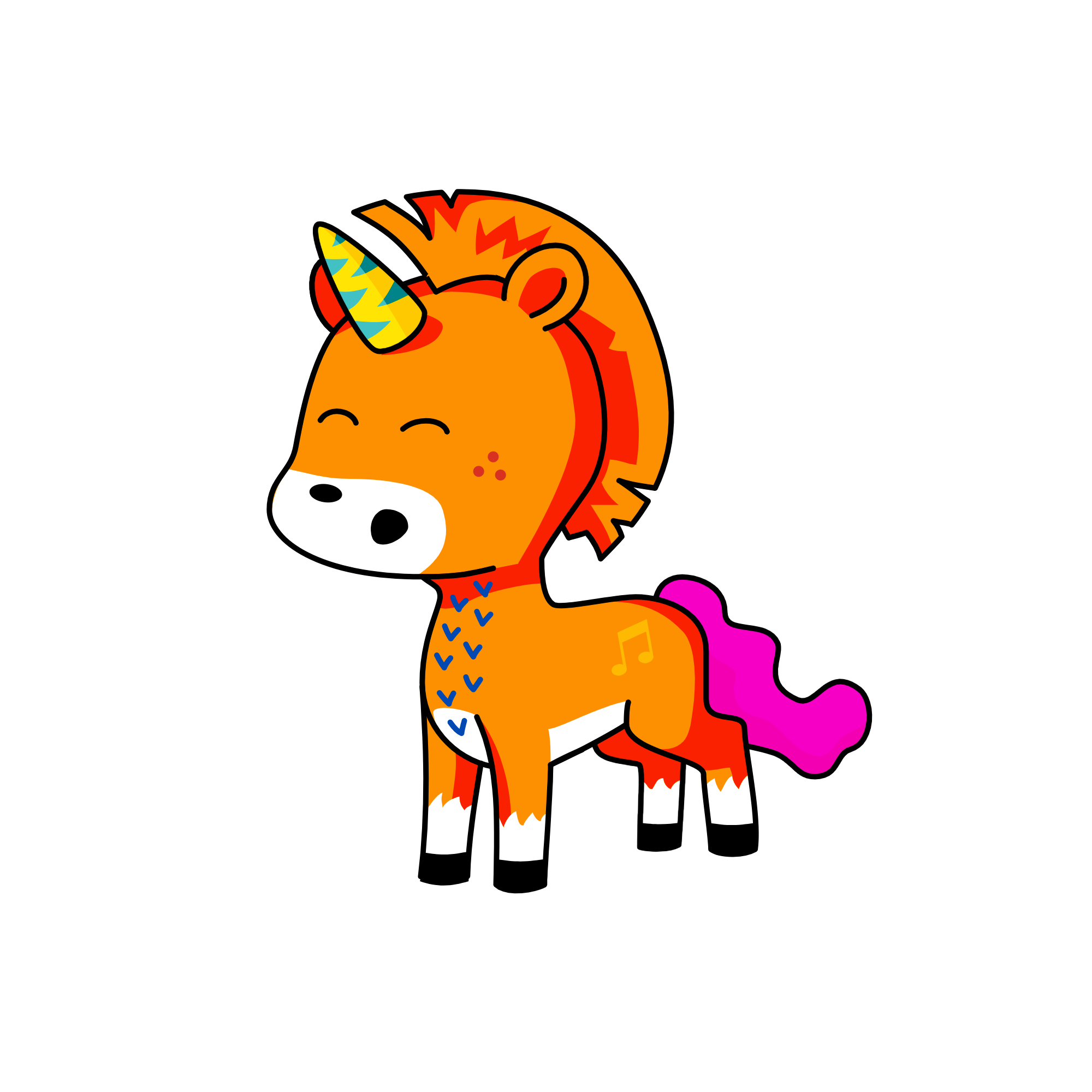 k, the unicorn