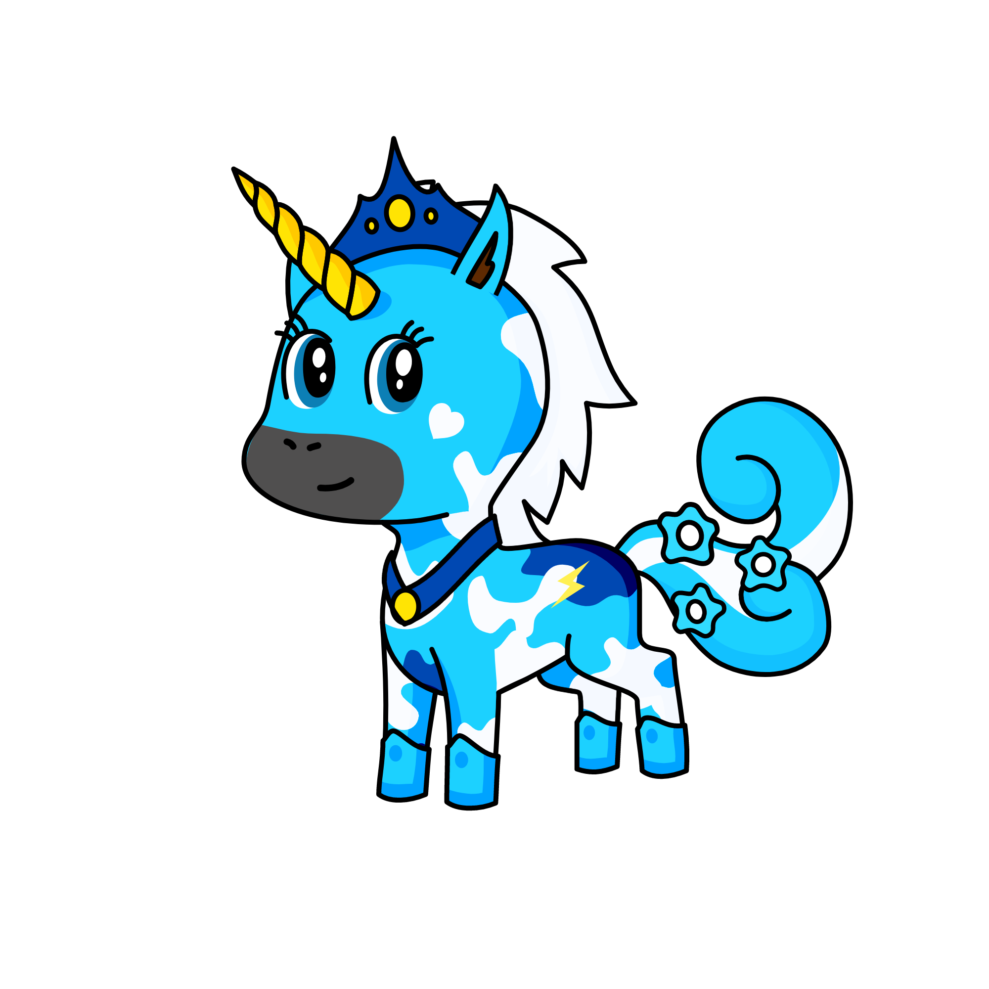 Artic Queen, the unicorn
