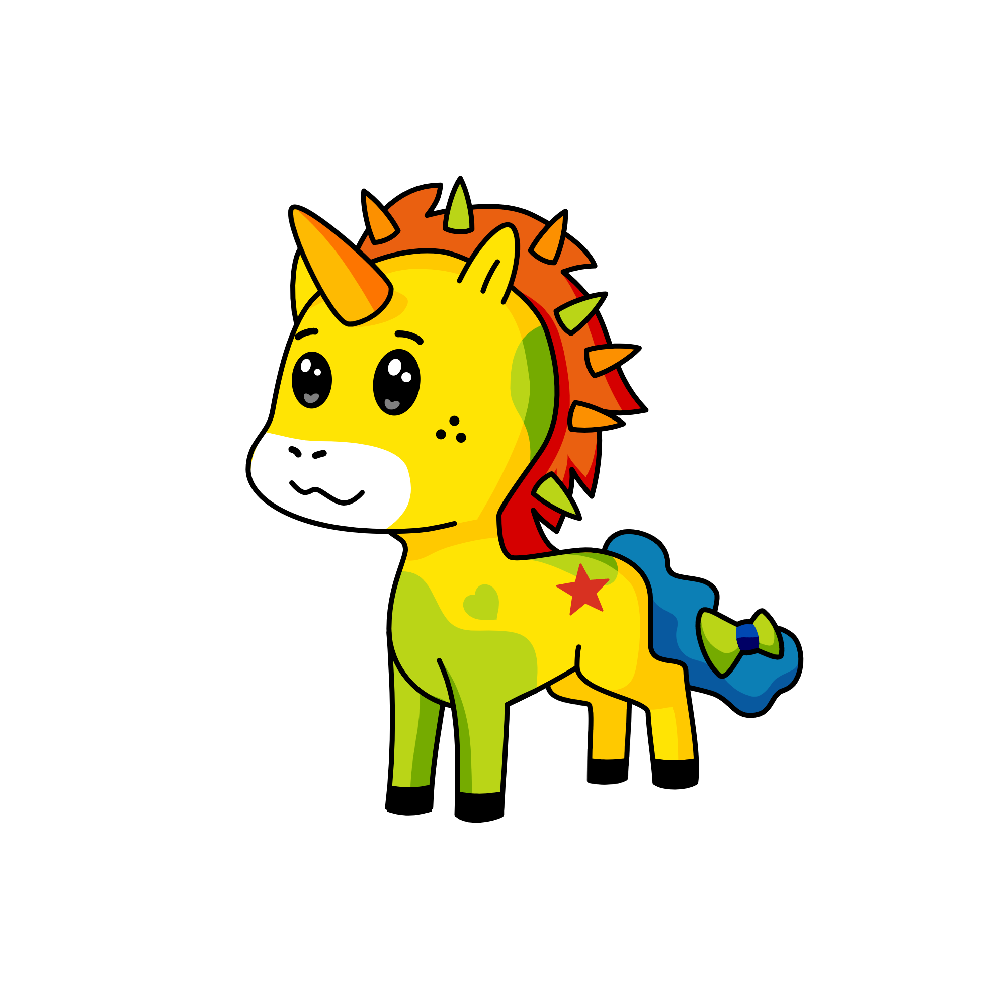 kk, the unicorn