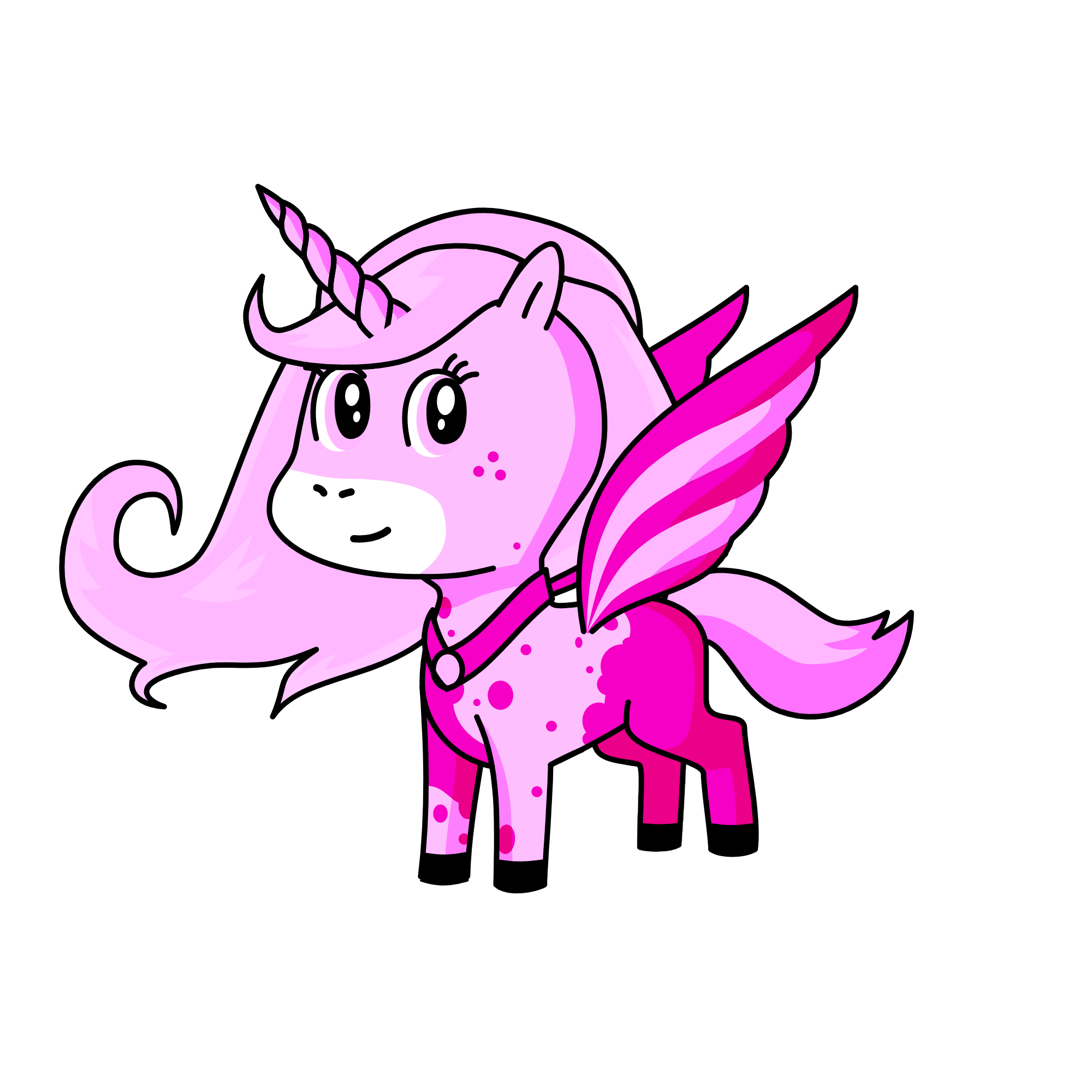 Pinkie, the unicorn