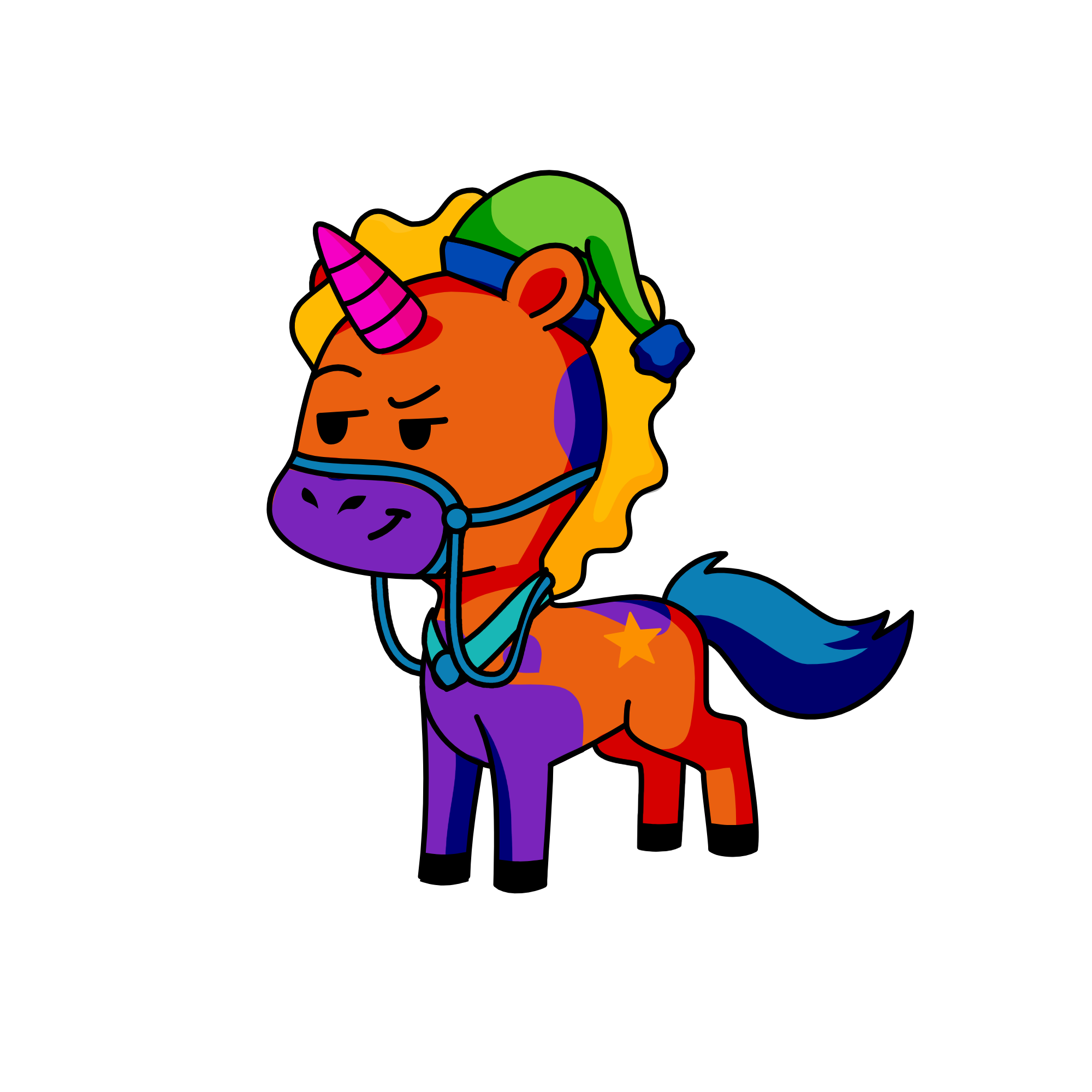 kk, the unicorn