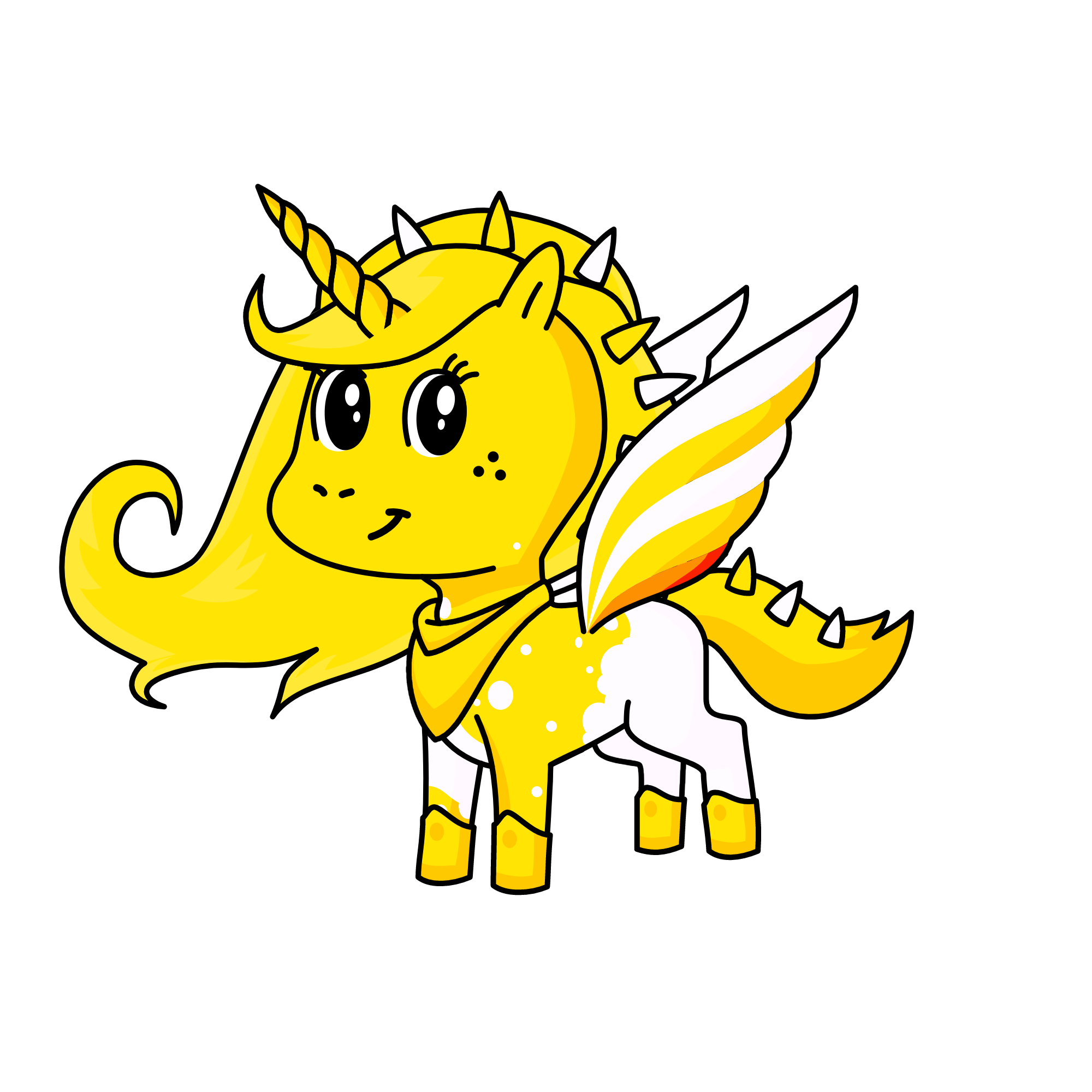 lightning, the unicorn