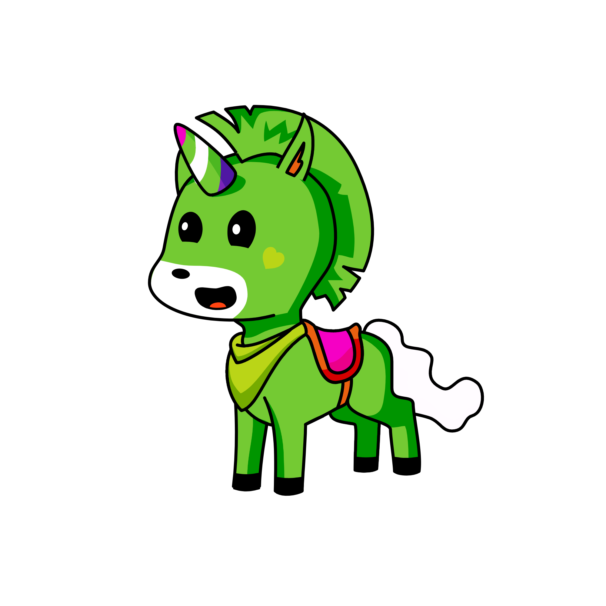111 farts like a pig, the unicorn