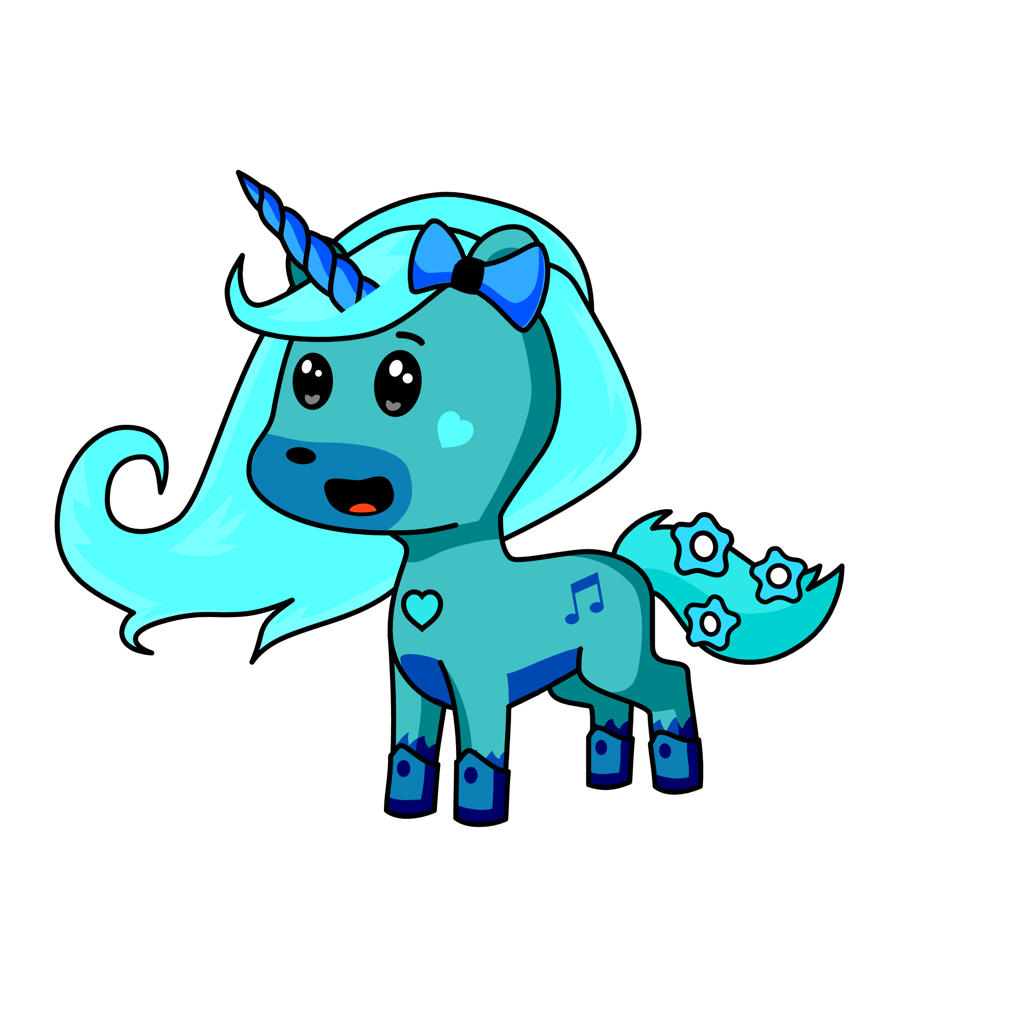 Snowcicle, the unicorn