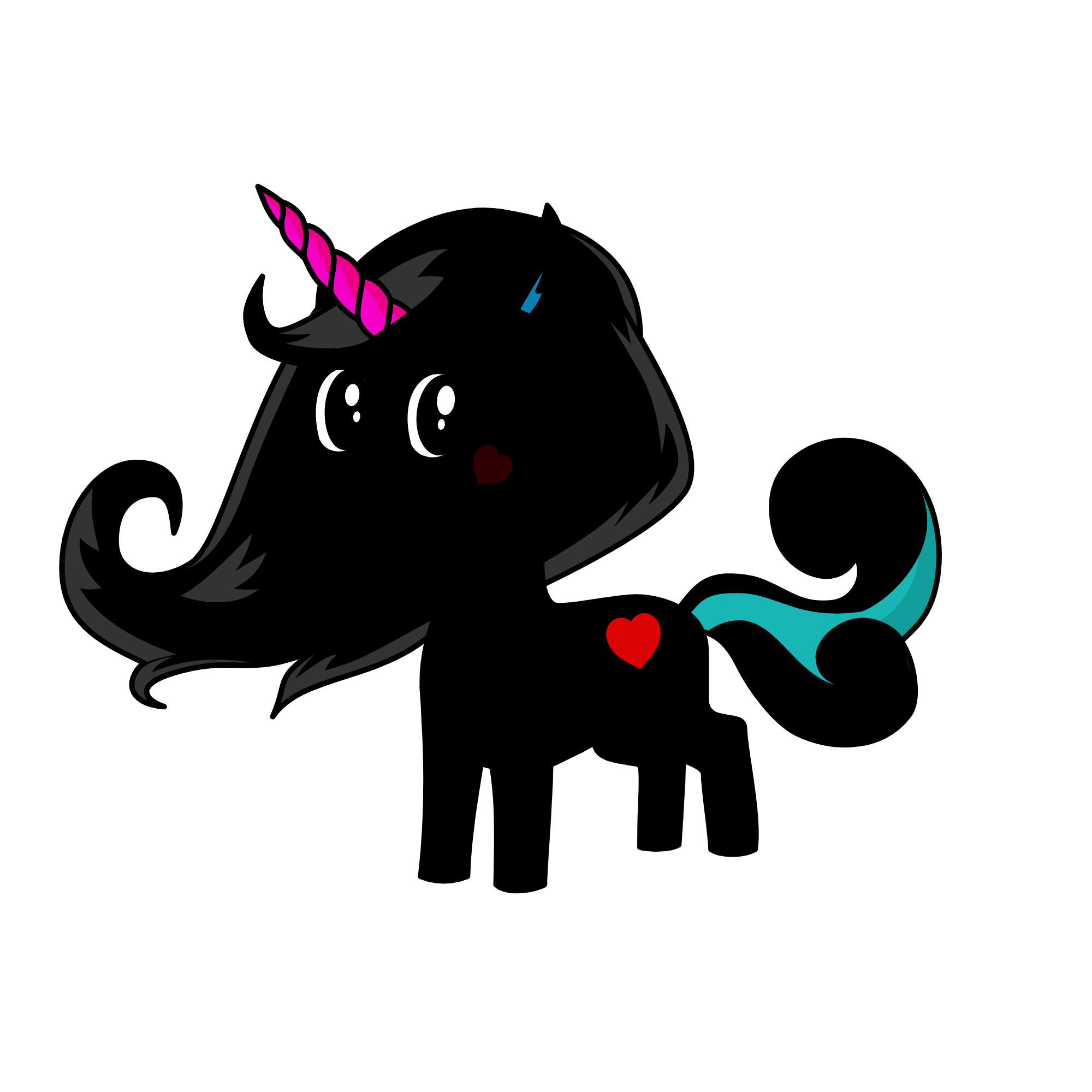 Midnight, the unicorn