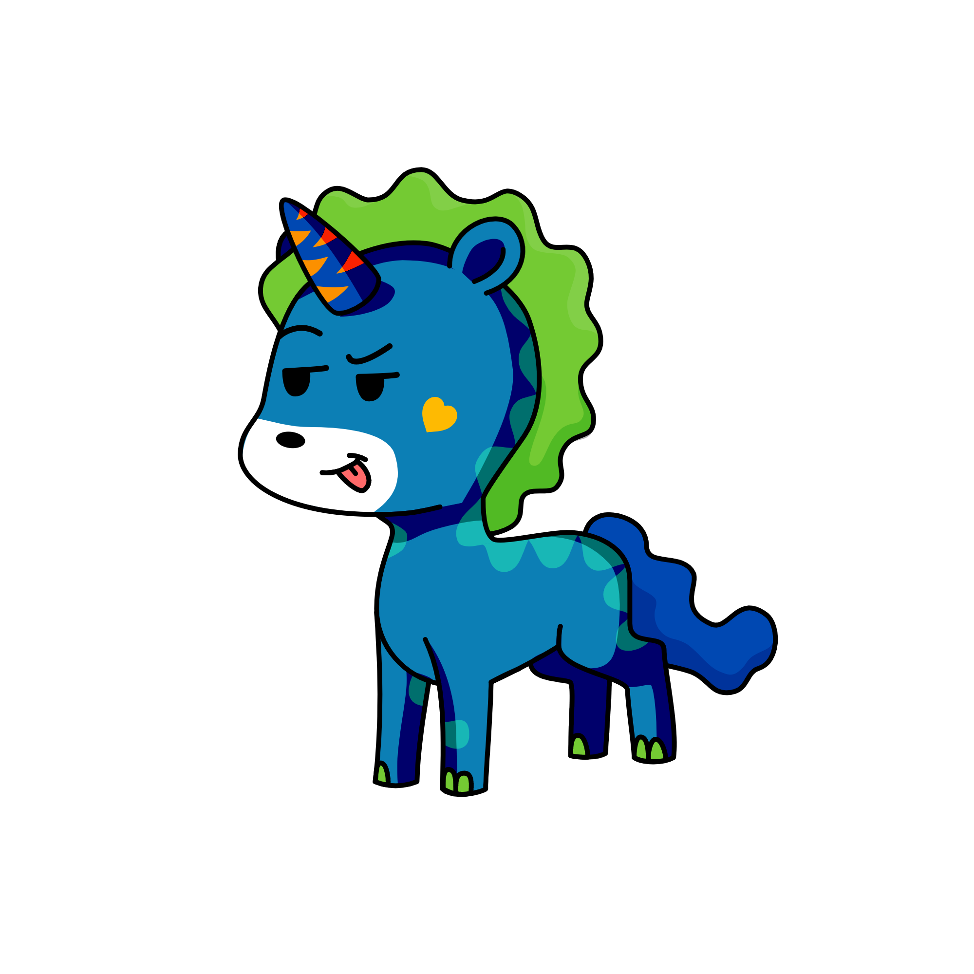   dknv, the unicorn