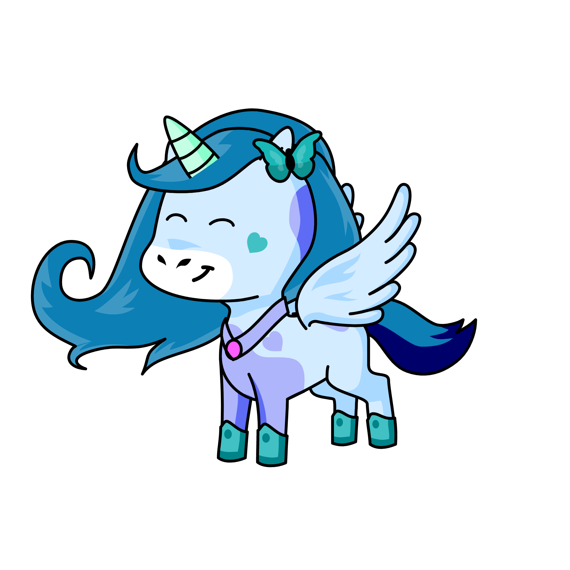 Sky, the unicorn