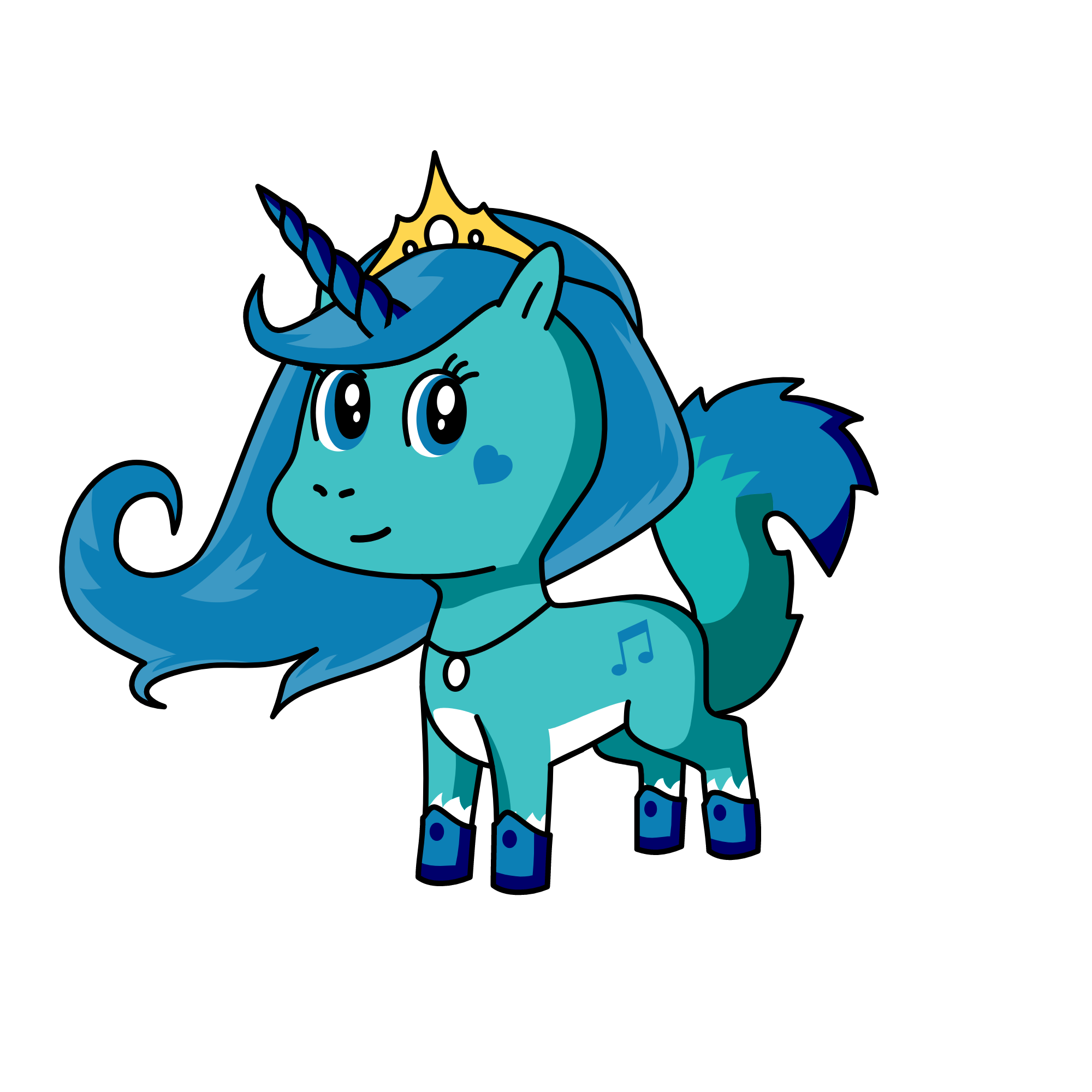 Luna, the unicorn