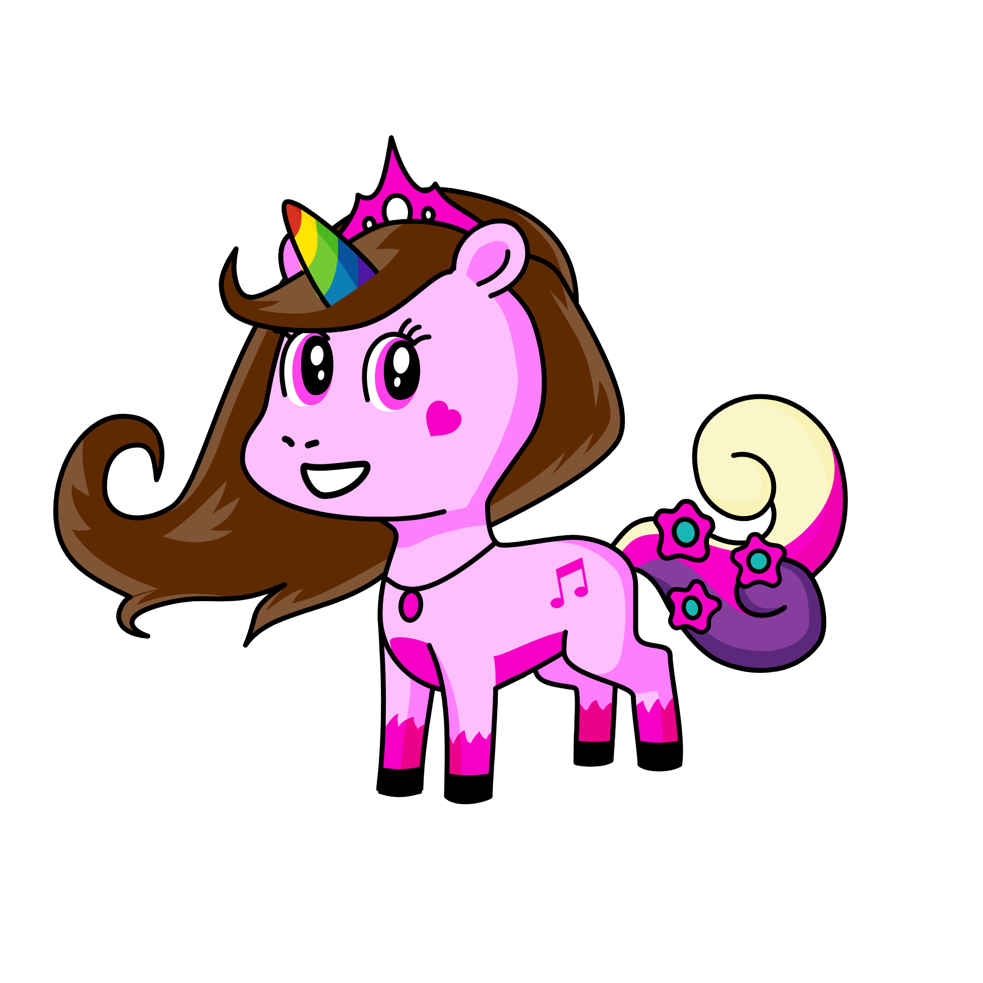 Snowy, the unicorn