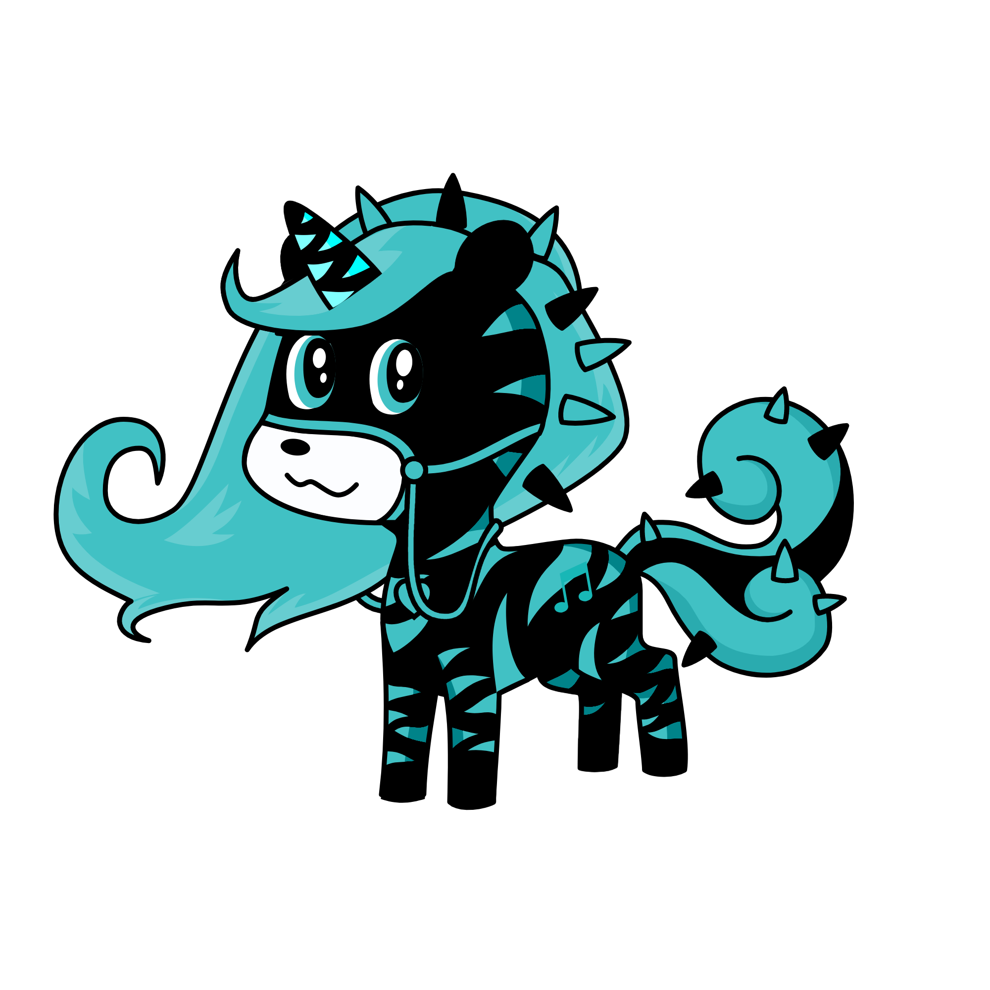 Stripey, the unicorn