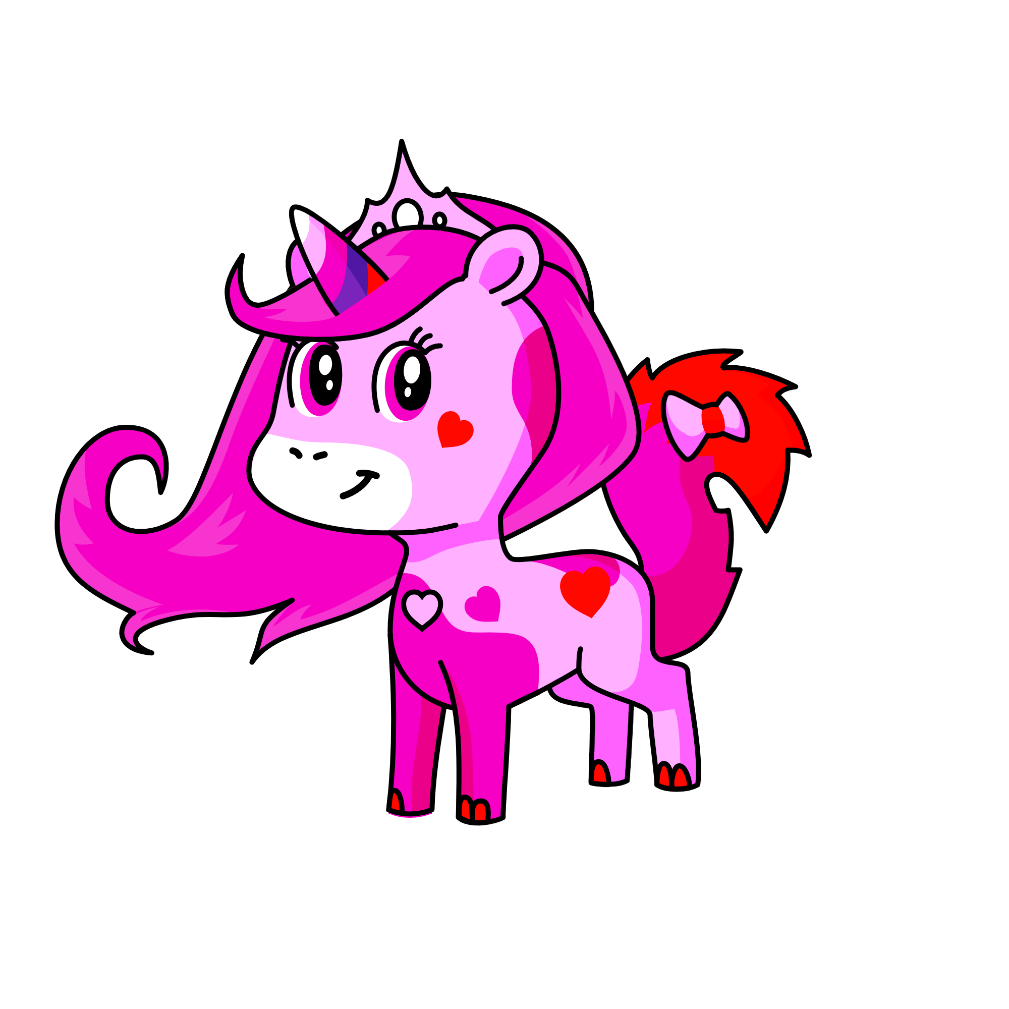 Valentines, the unicorn