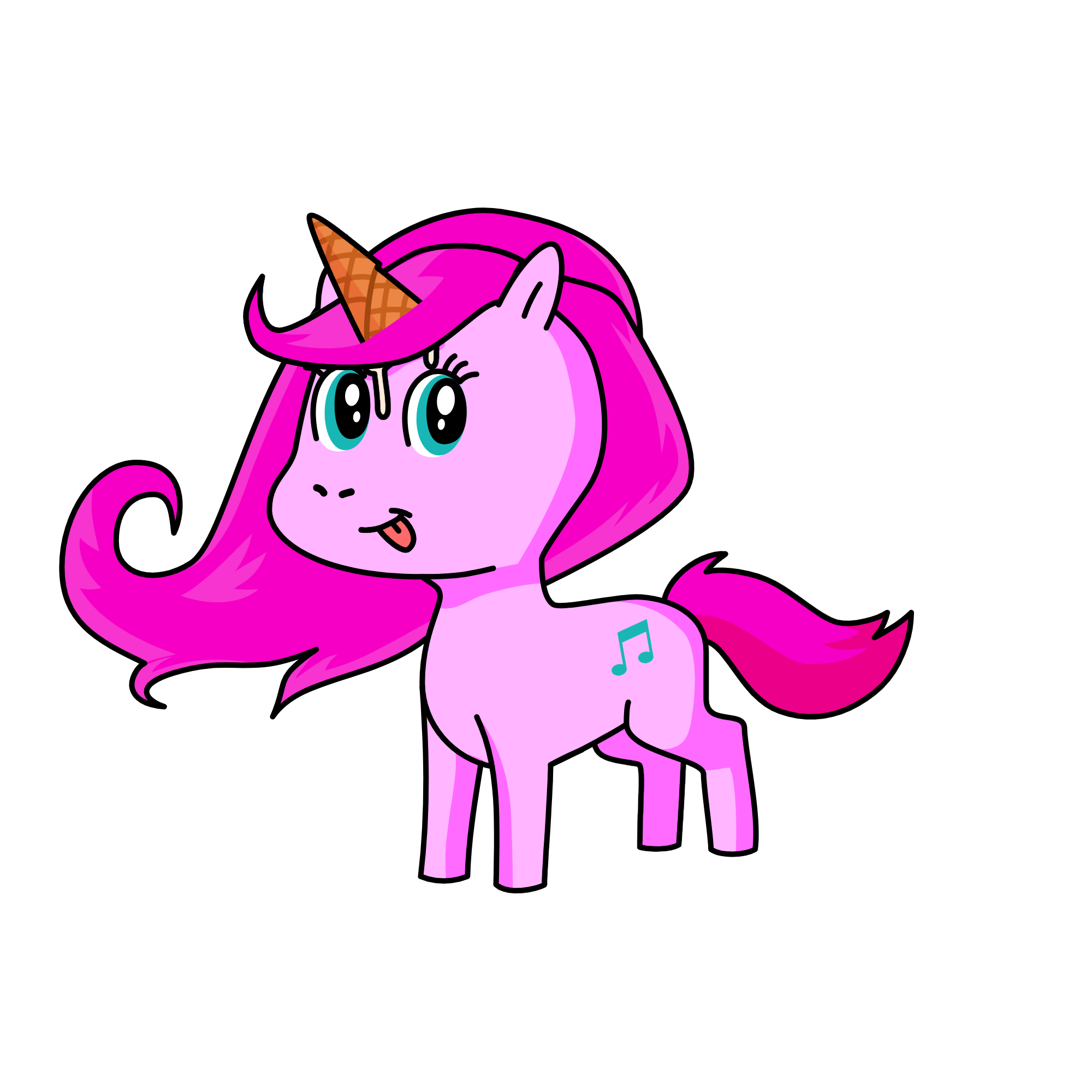 Pinkie Pie, the unicorn