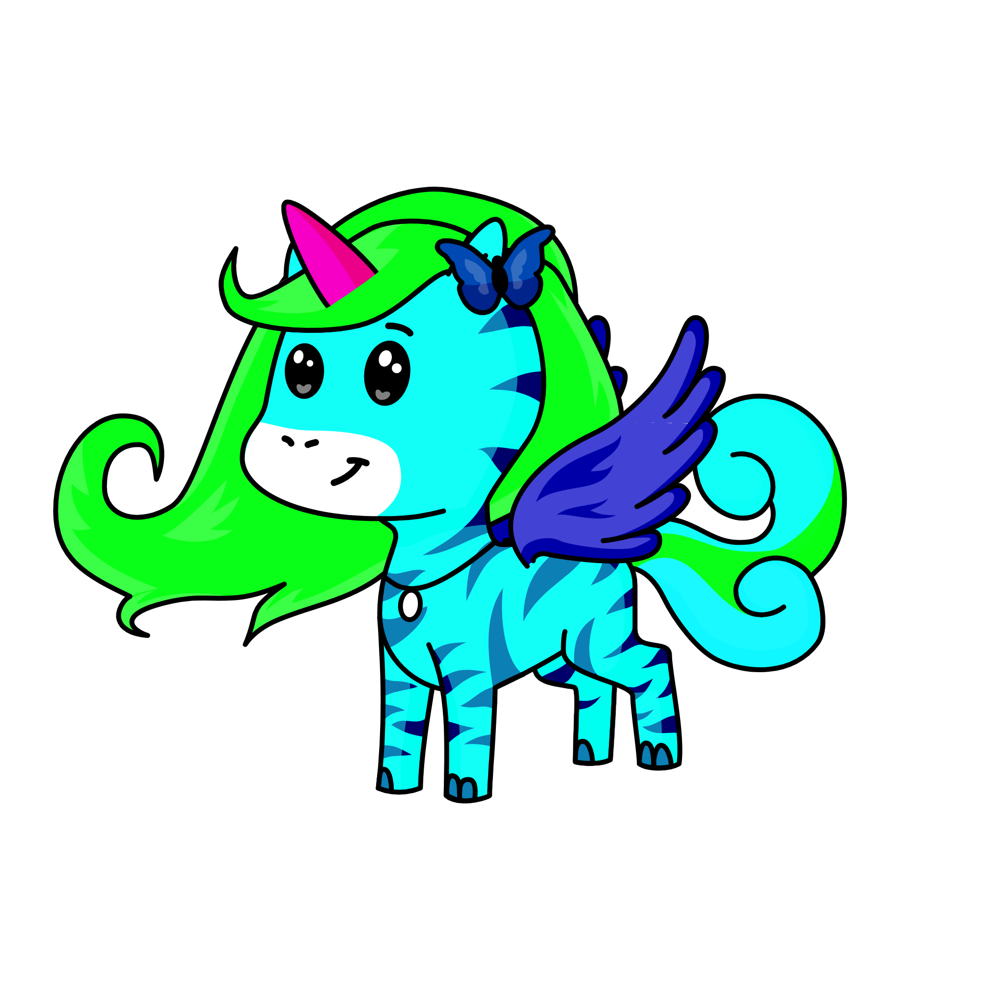 Snowy, the unicorn