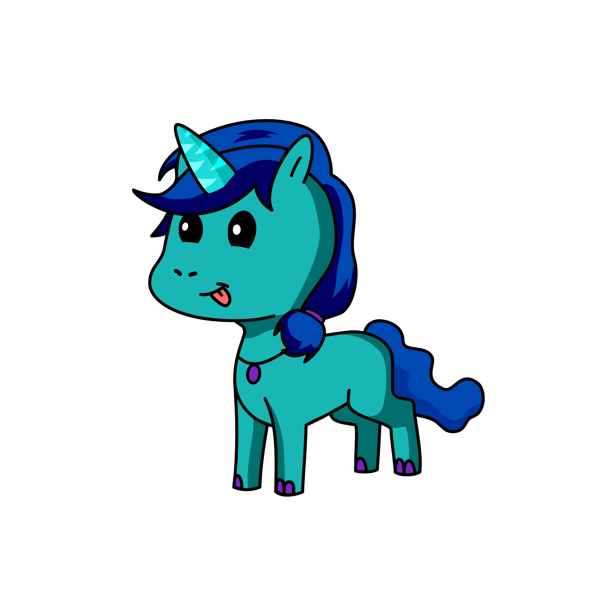 Bluebell, the unicorn
