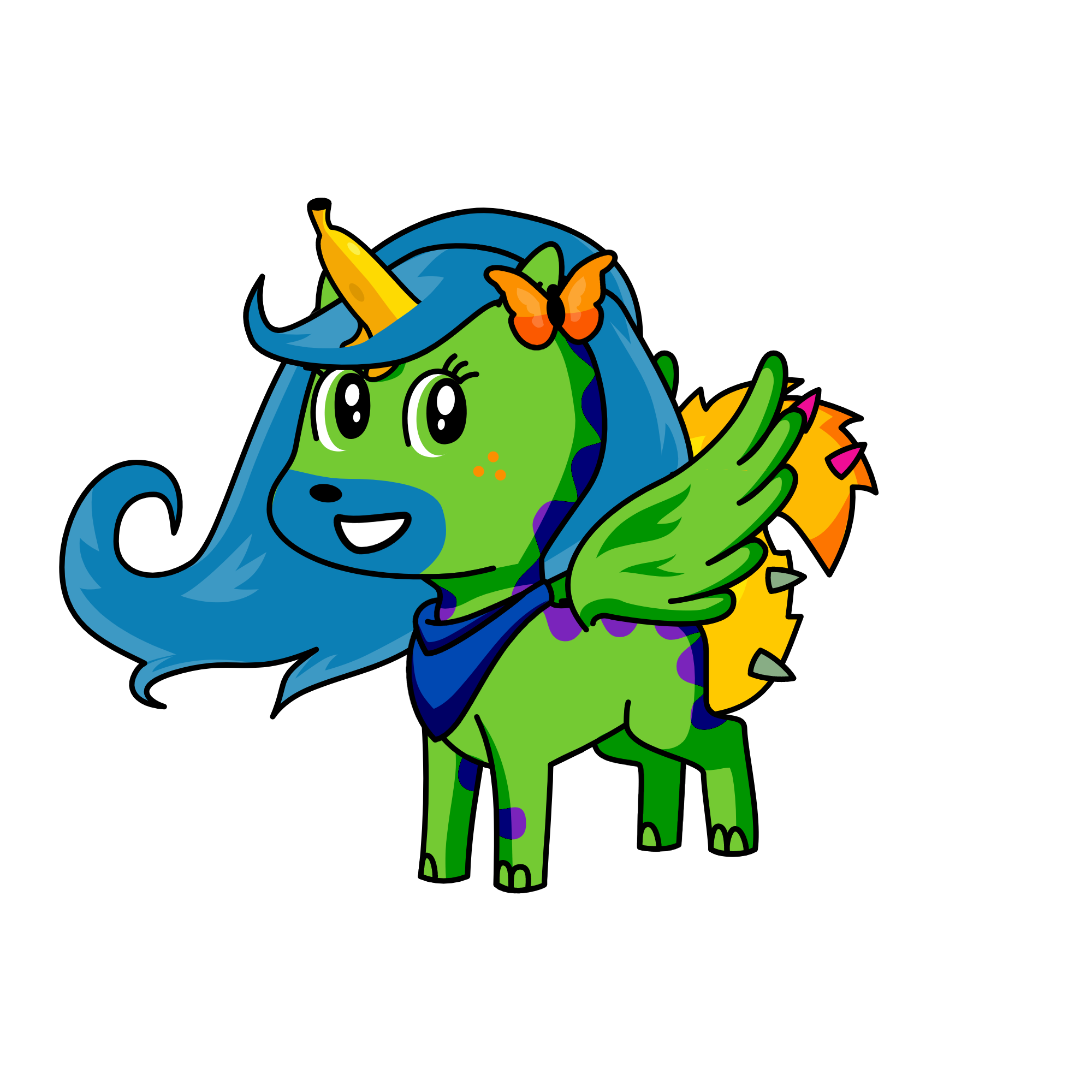 Desert, the unicorn
