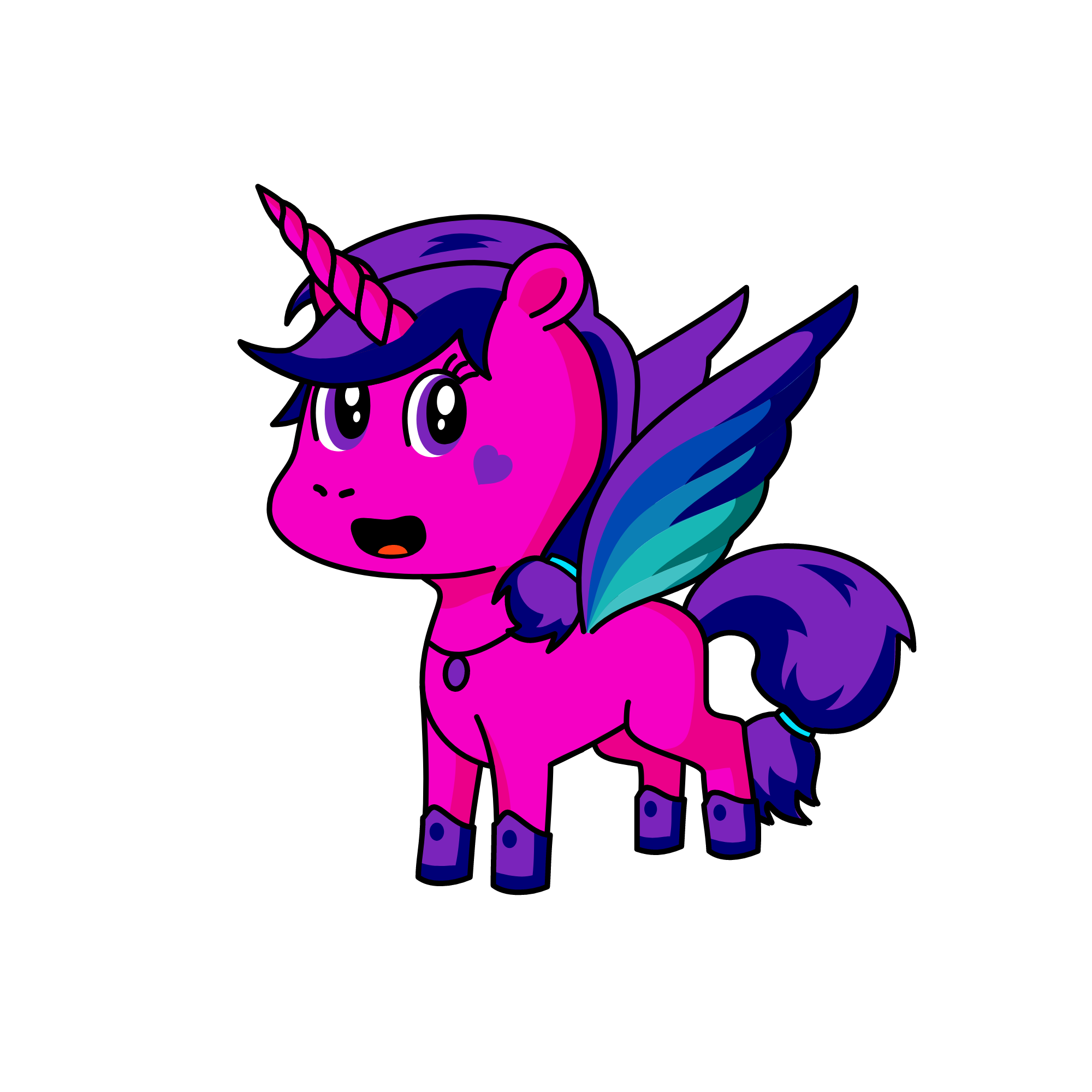 Emily, the unicorn