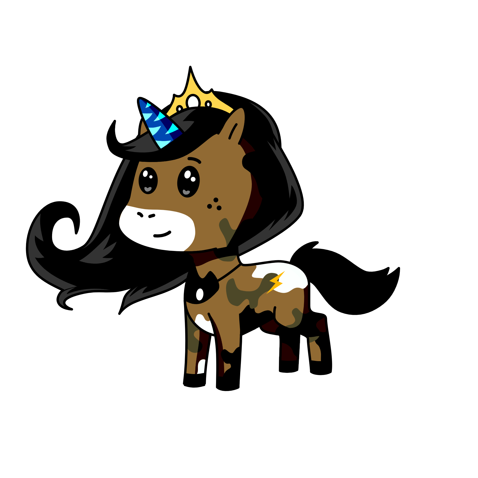 Midnight Mist, the unicorn