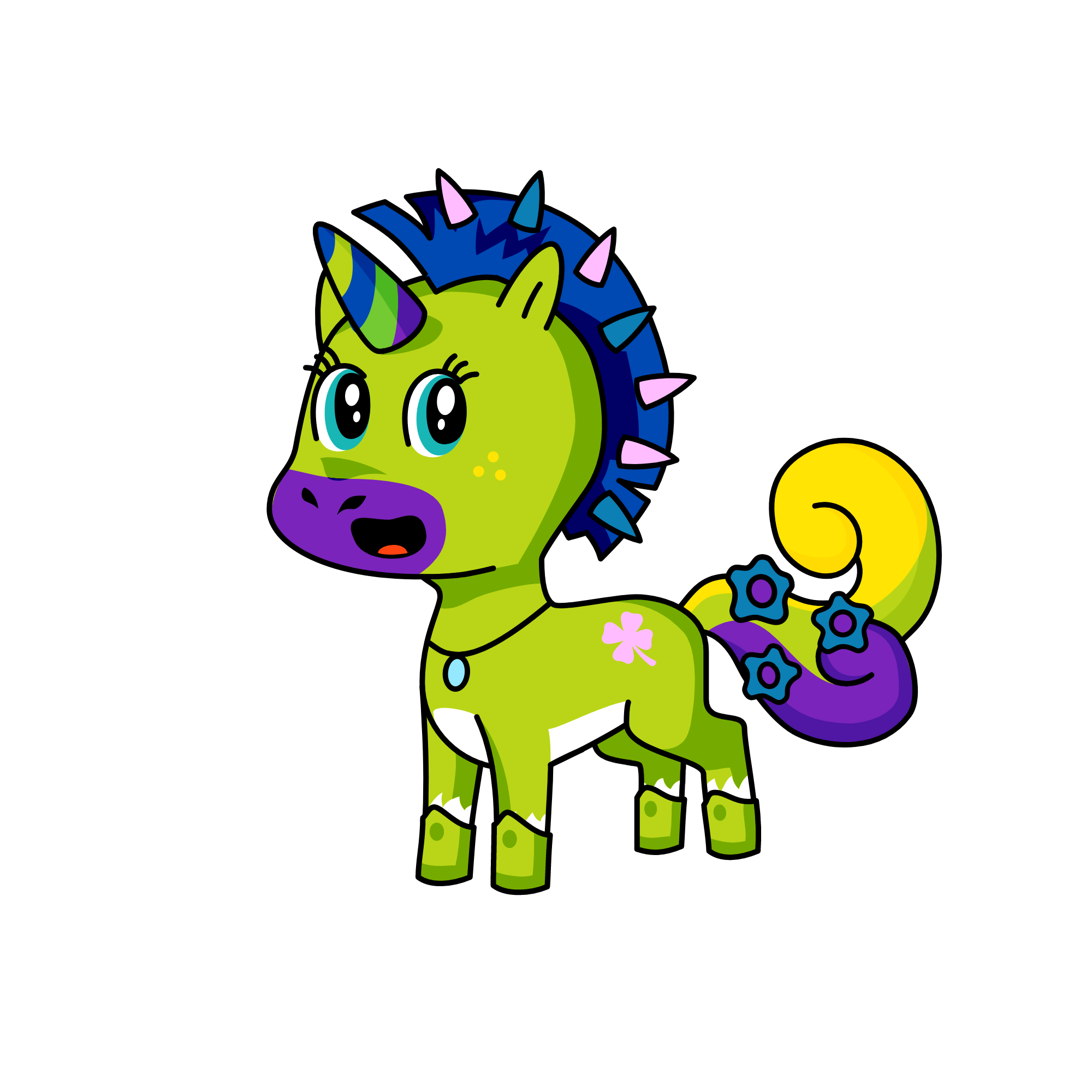 Dino, the unicorn