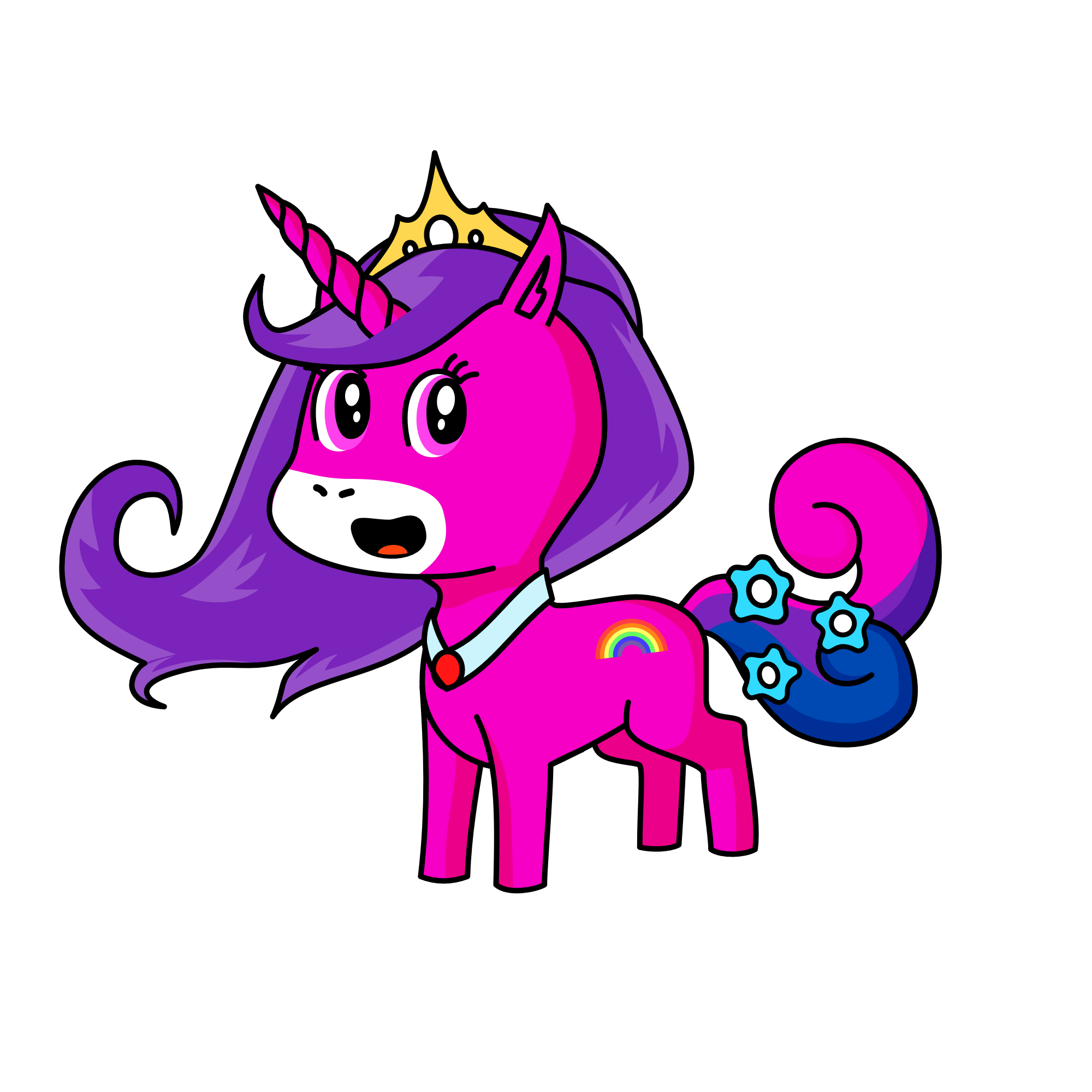 QUIEEN OF ALL UNICORNS, the unicorn