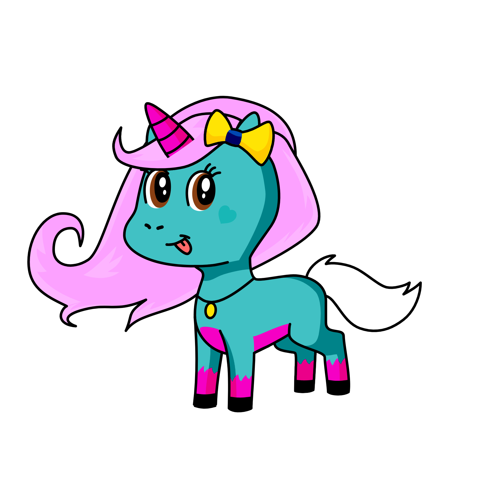 rainbow, the unicorn