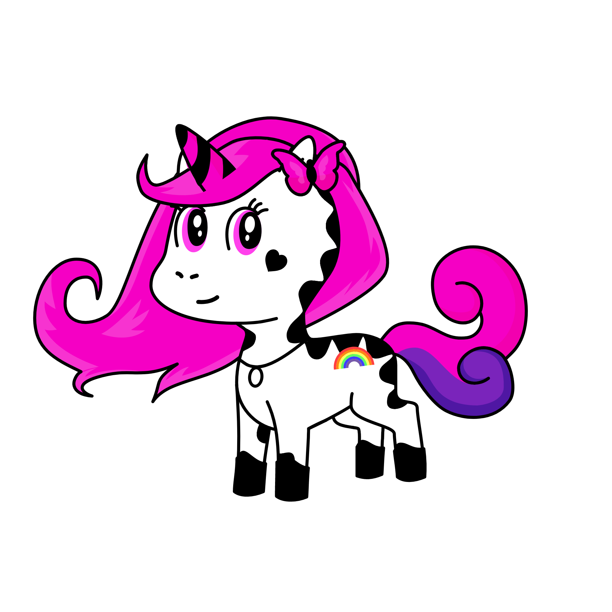 Blackpinkpurple, the unicorn