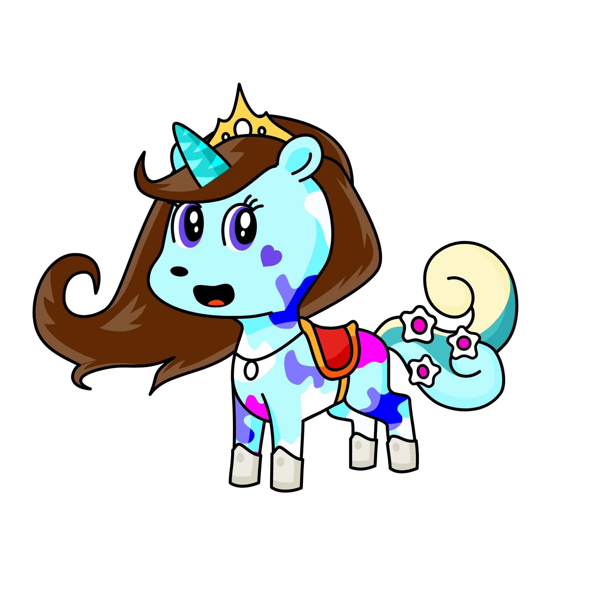 cloudy, the unicorn